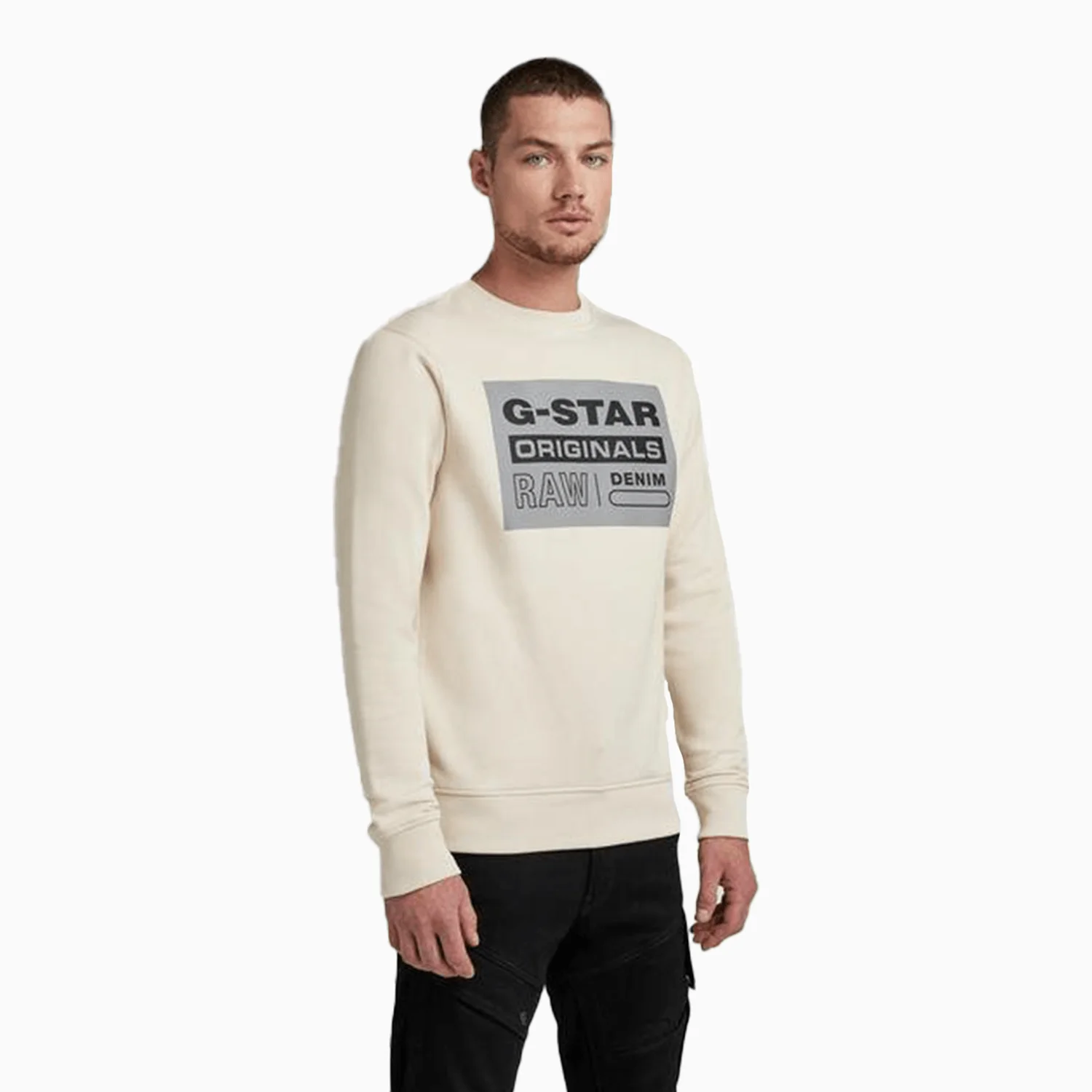 Men's Original Label R Crew Neck Sweatshirt - Image 3