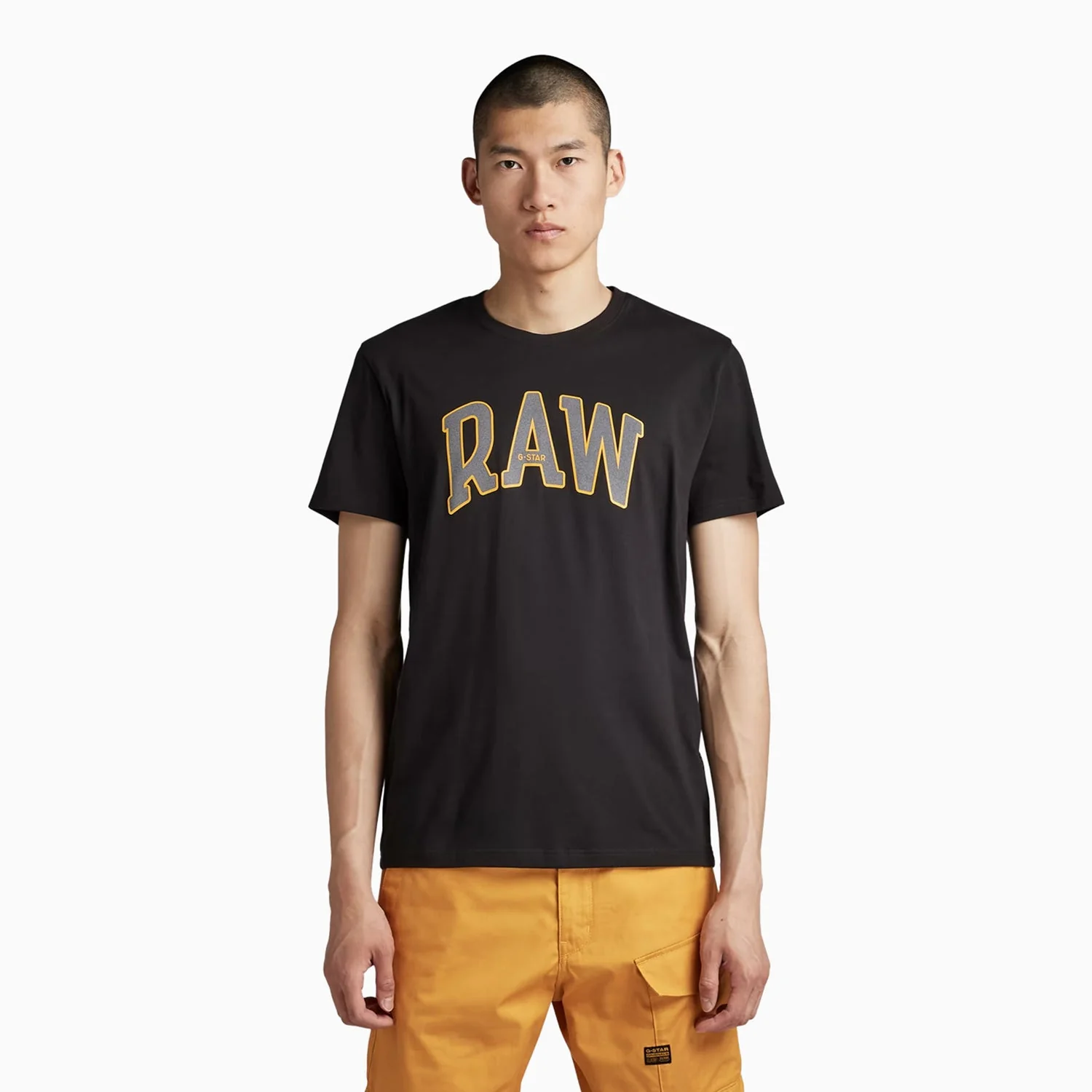 Men's Raw University Short Sleeve T Shirt