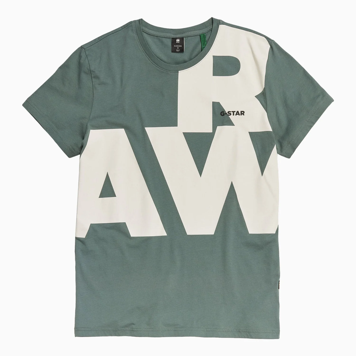 Men's Scaled Up Raw Chest Short Sleeve T Shirt - Image 2