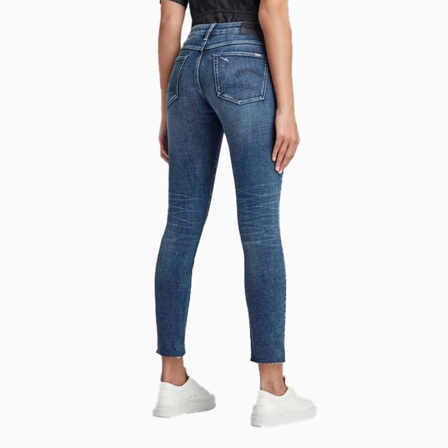 Women's 3301 Mid Skinny Ankle Denim Jeans - Image 3