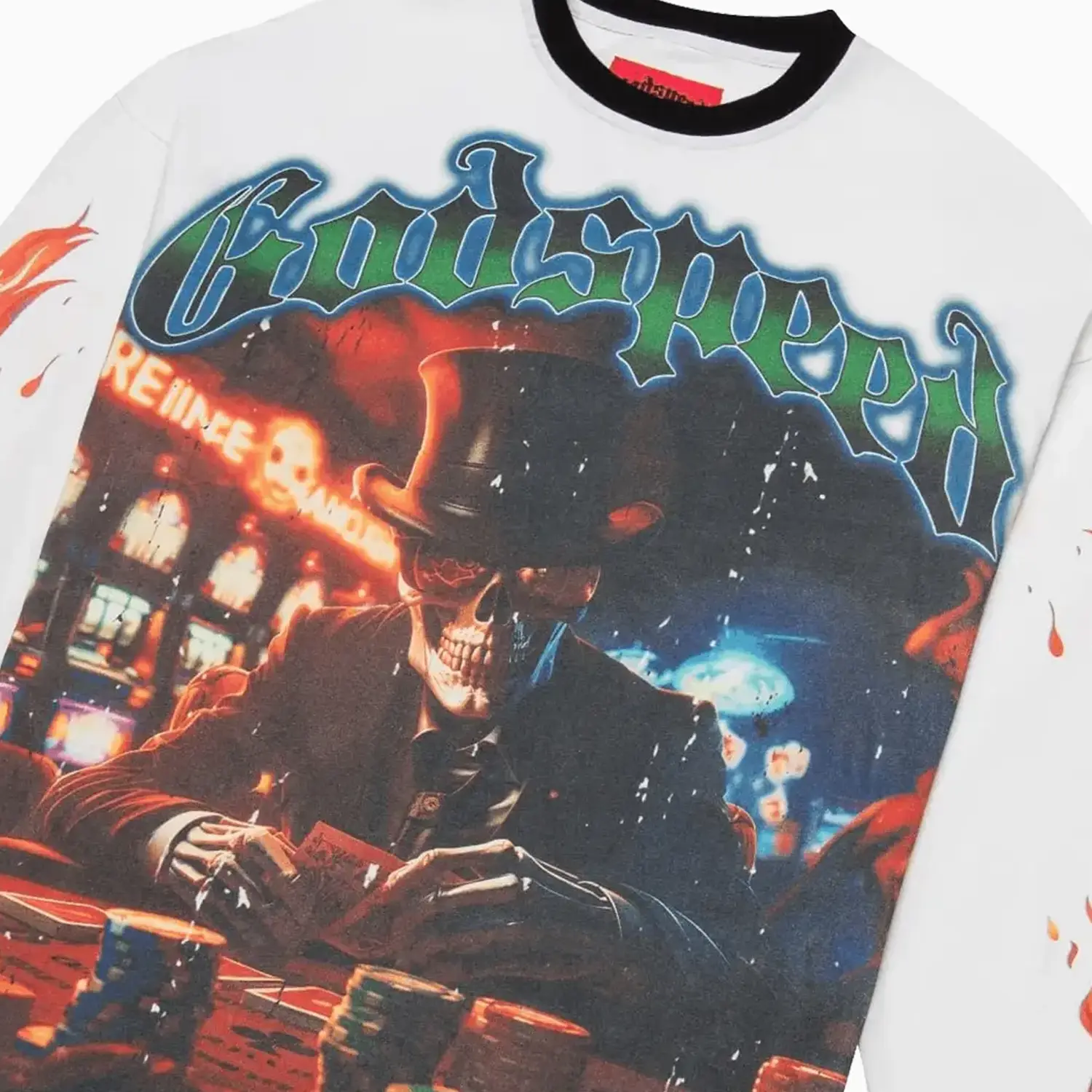 Men's Lifes A Gamble Long Sleeve T-Shirt - Image 3