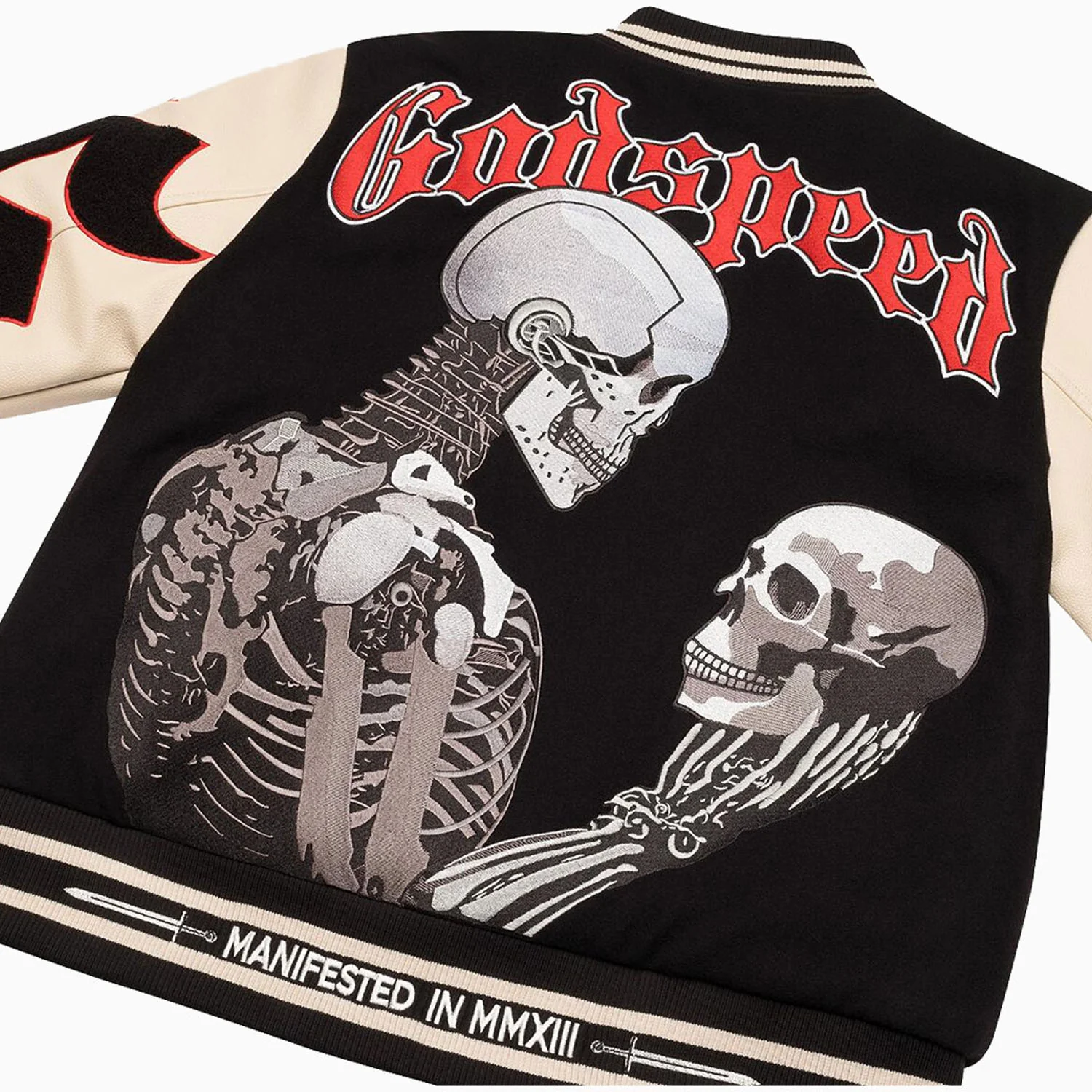 Men's Mankind Vs Ai Varsity Jacket - Image 4