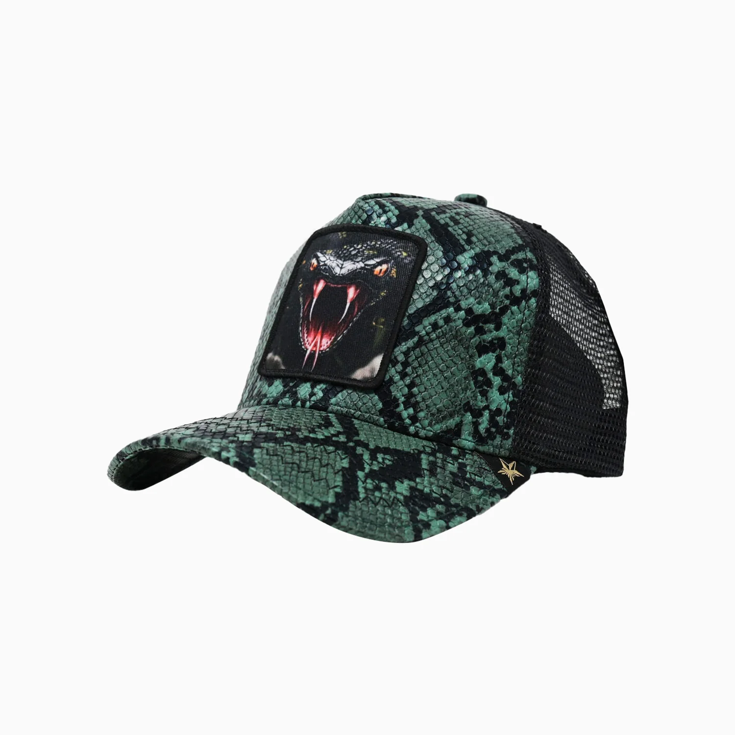 Men's Trucker Sneak Leather Hat - Image 2