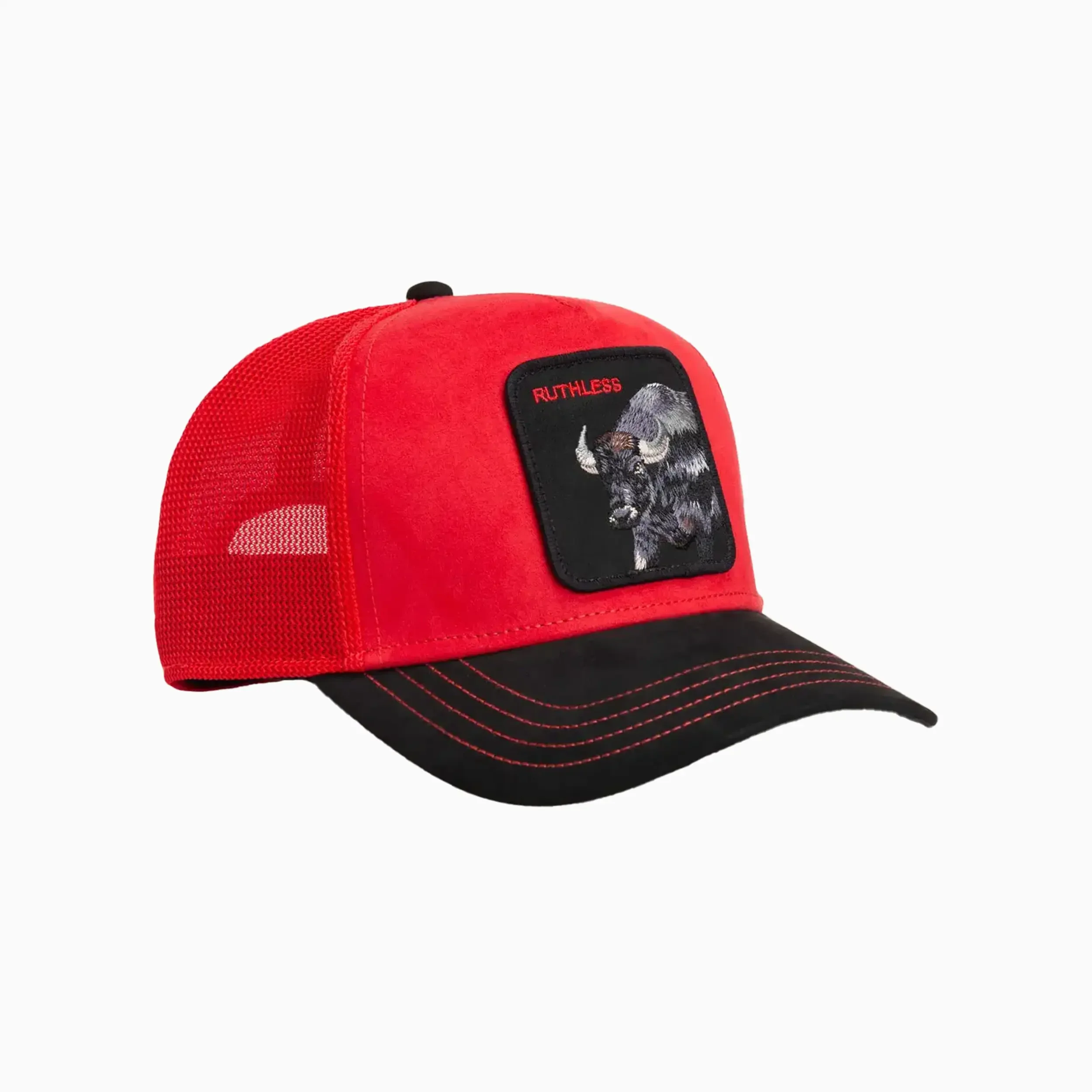 Suede Buffalo Trucker Hat - Image 4