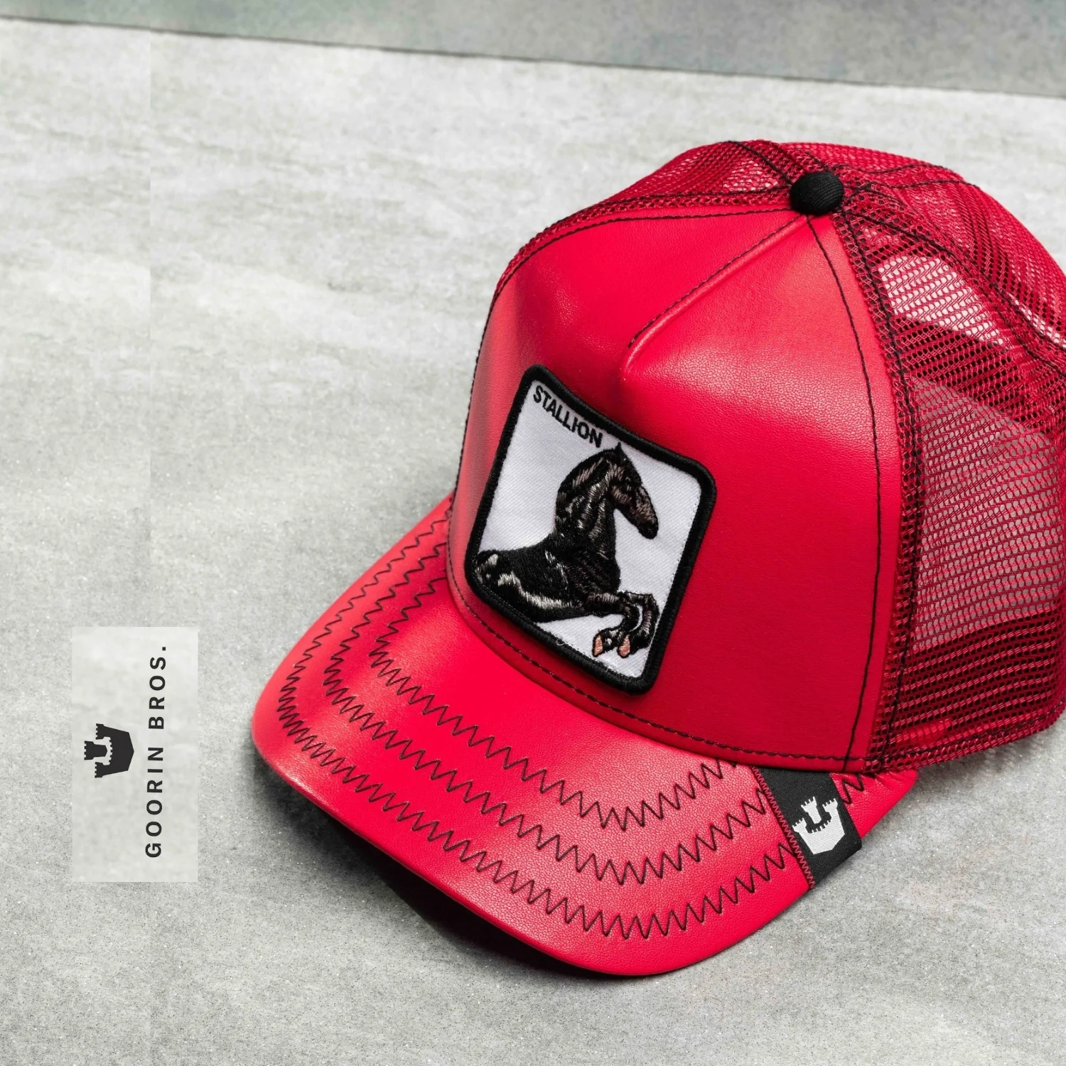 The Cherry Mustang Trucker Hat - Image 4