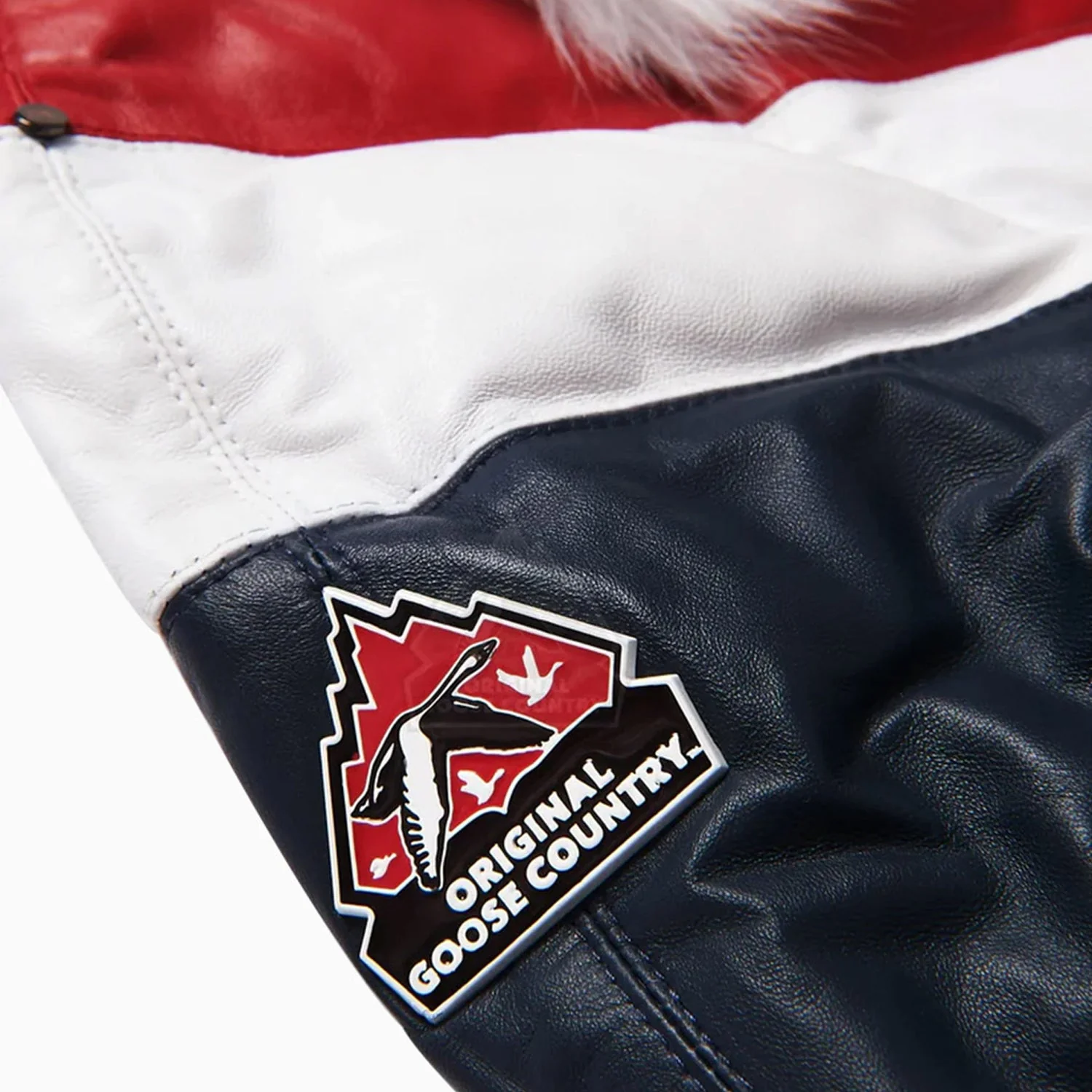 Men's Bomber Fur Jacket - Image 4