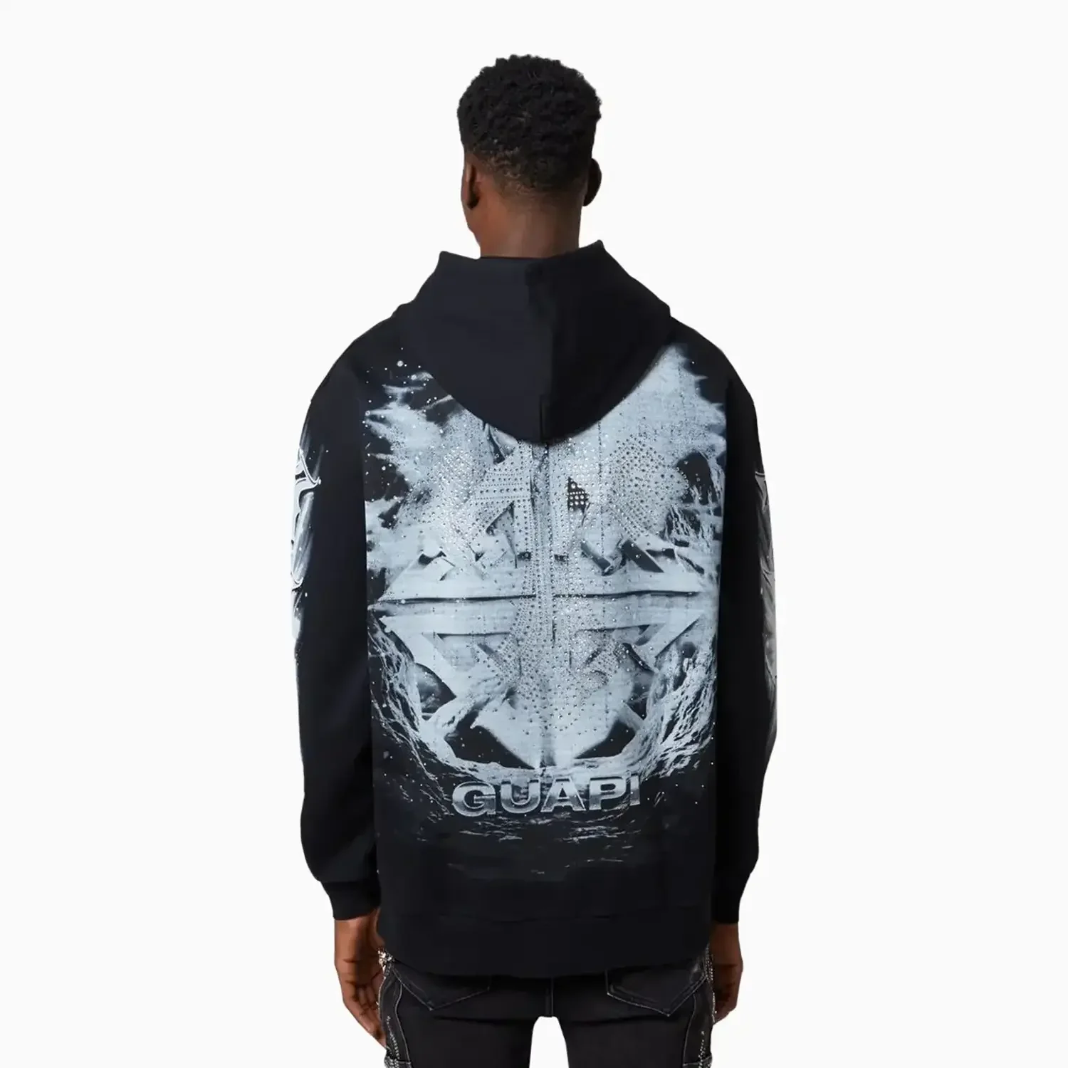 Men's Black Heavens Vault Hoodie - Image 2