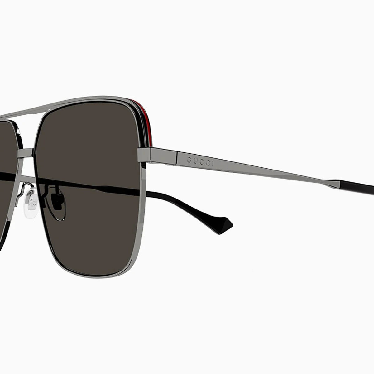 Men's Ruthenium Grey Specialized Fit Navigator Sunglasses - Image 6