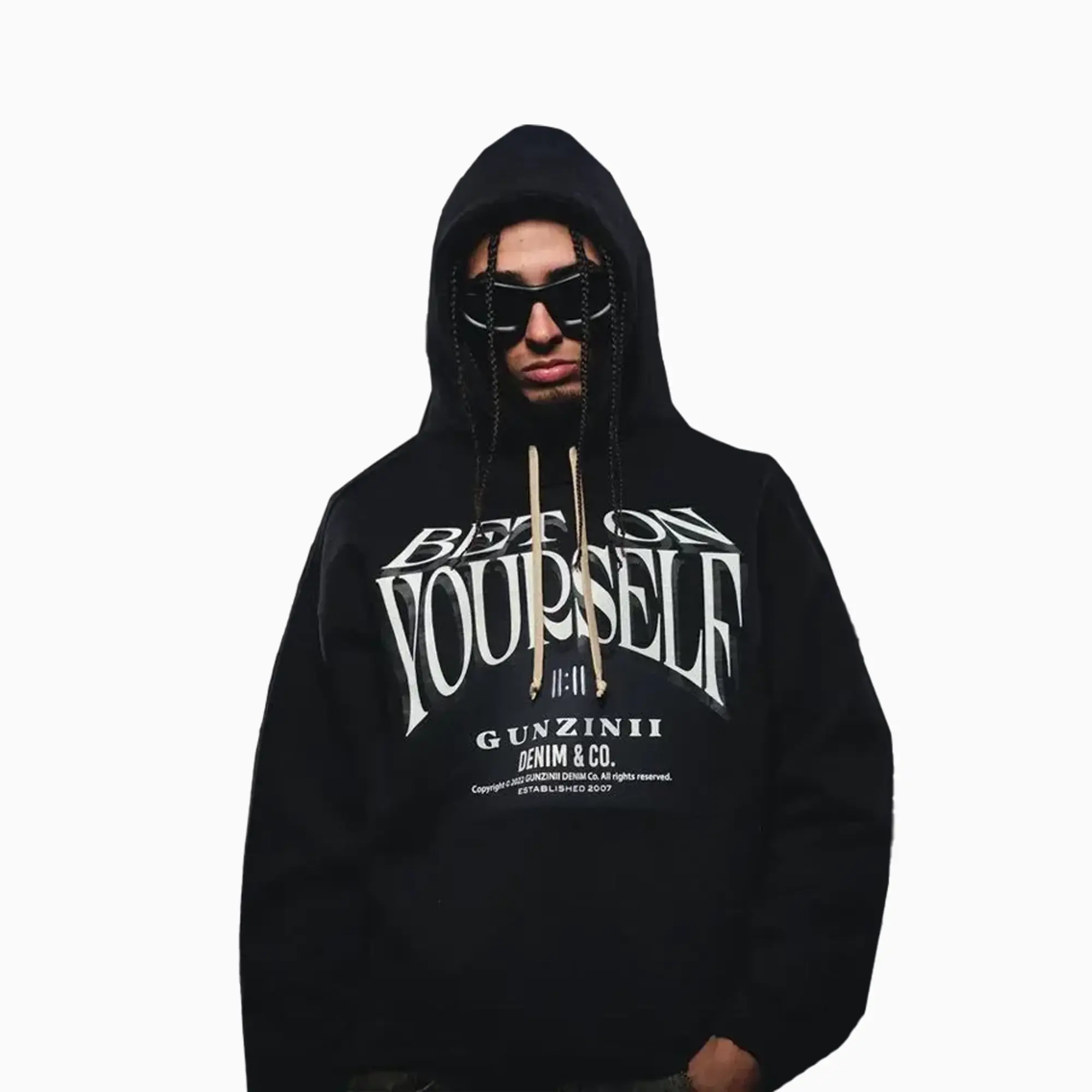 Men's Bet On Yourself Pull Over Hoodie - Image 2