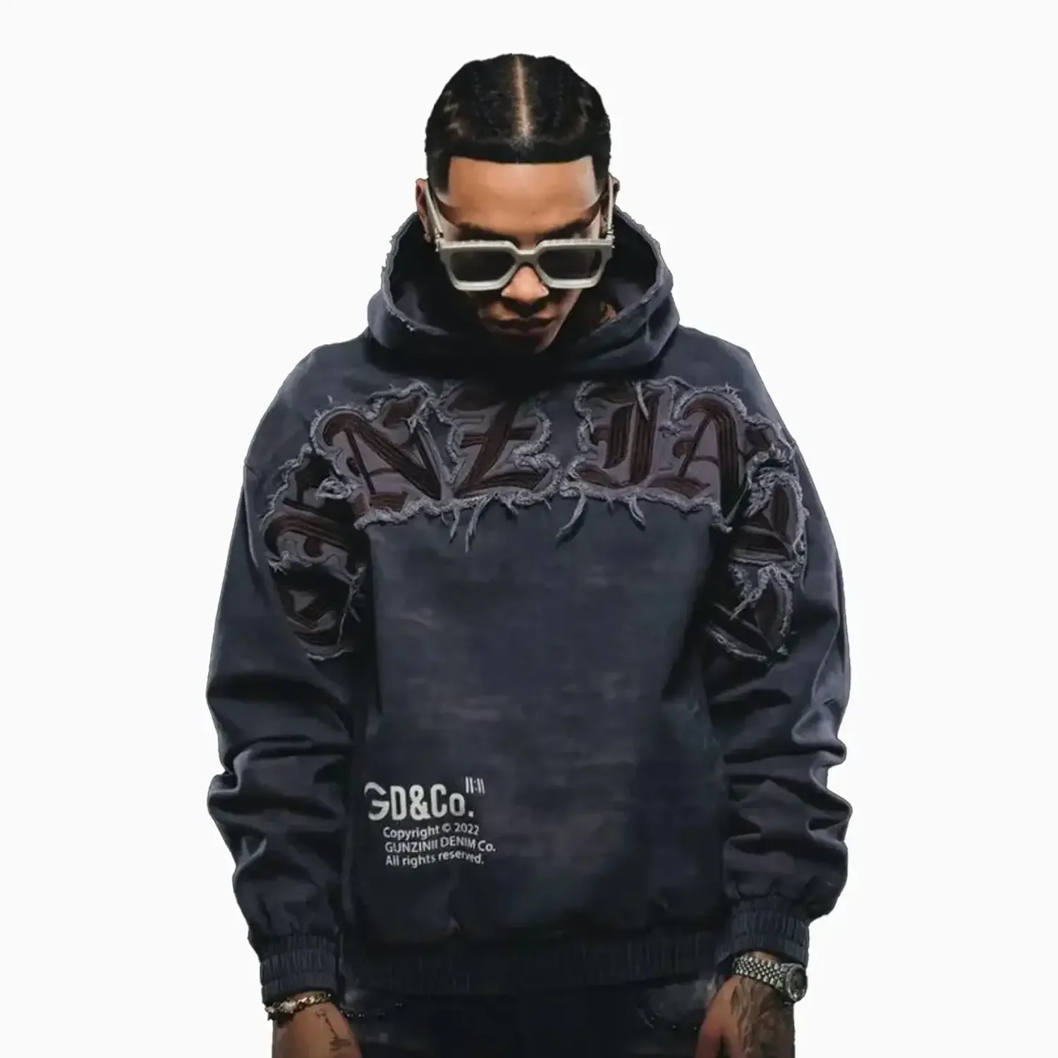 Men's Strength Honor Pull Over Hoodie - Image 2
