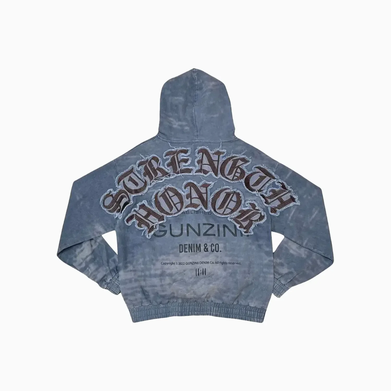 Men's Strength Honor Pull Over Hoodie - Image 3