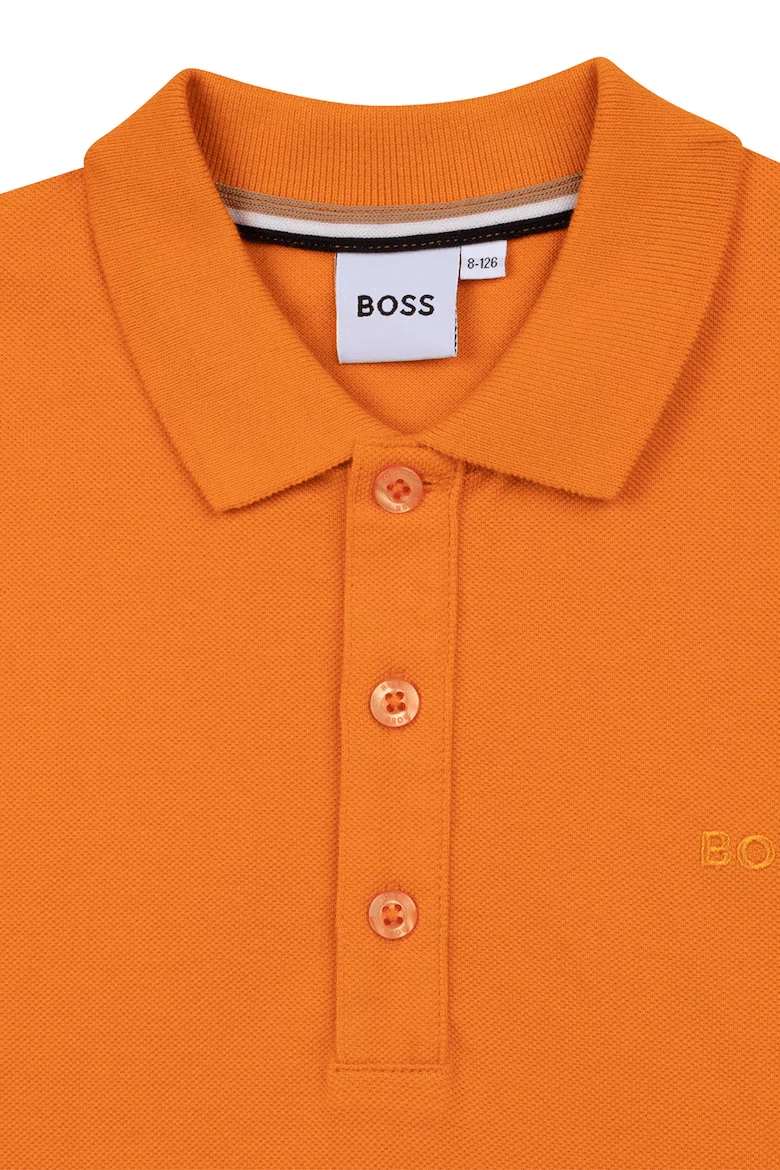 Kid's Embroidered Logo Polo Shirt - Image 3