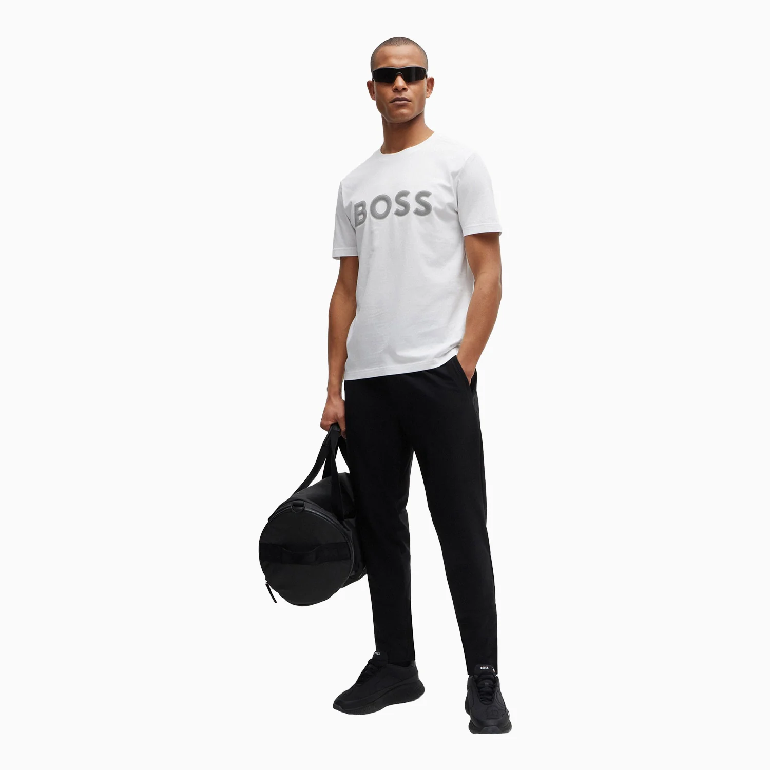 Men's Cotton Jersey Regular Fit T-Shirt With Mesh Logo - Image 5