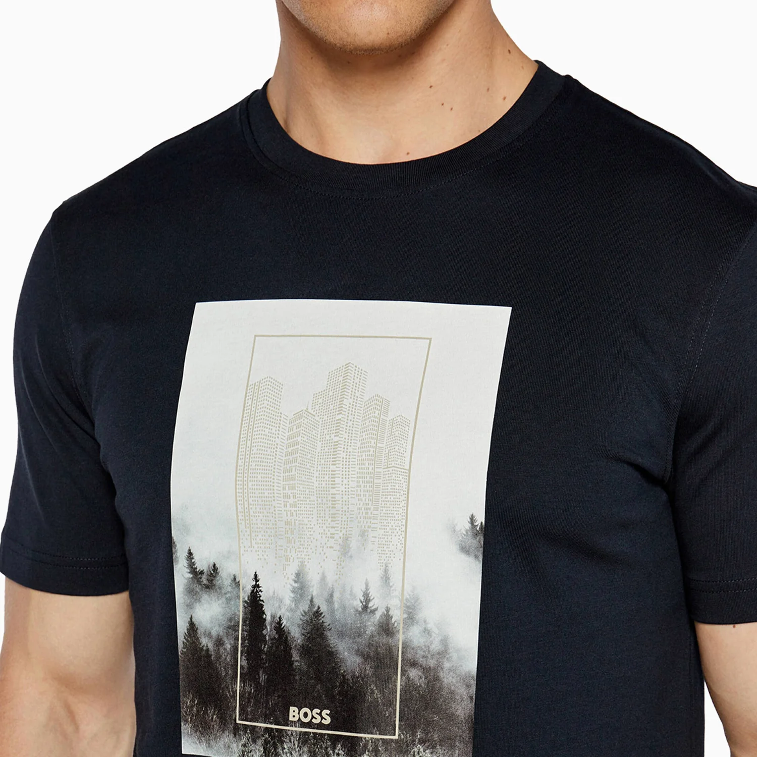 Men's Cotton Jersey Regular Fit T-Shirt With Seasonal Graphic Print - Image 4