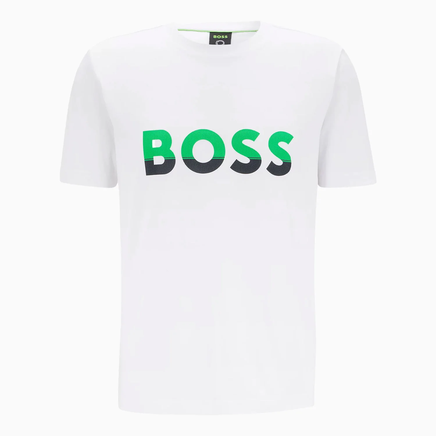 Men's Cotton Jersey T-shirt With Color Blocked Logo Print - Image 2