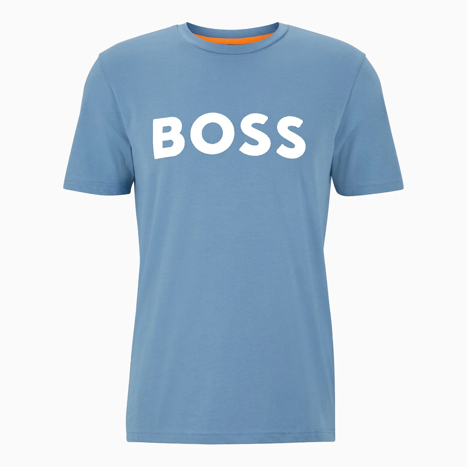 Men's Cotton Jersey T-Shirt  With Rubber Print Logo - Image 4