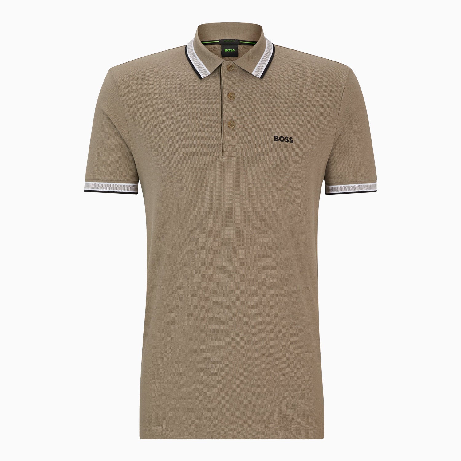 Men's Cotton-Pique Polo Shirt With Contrast Logo - Image 2