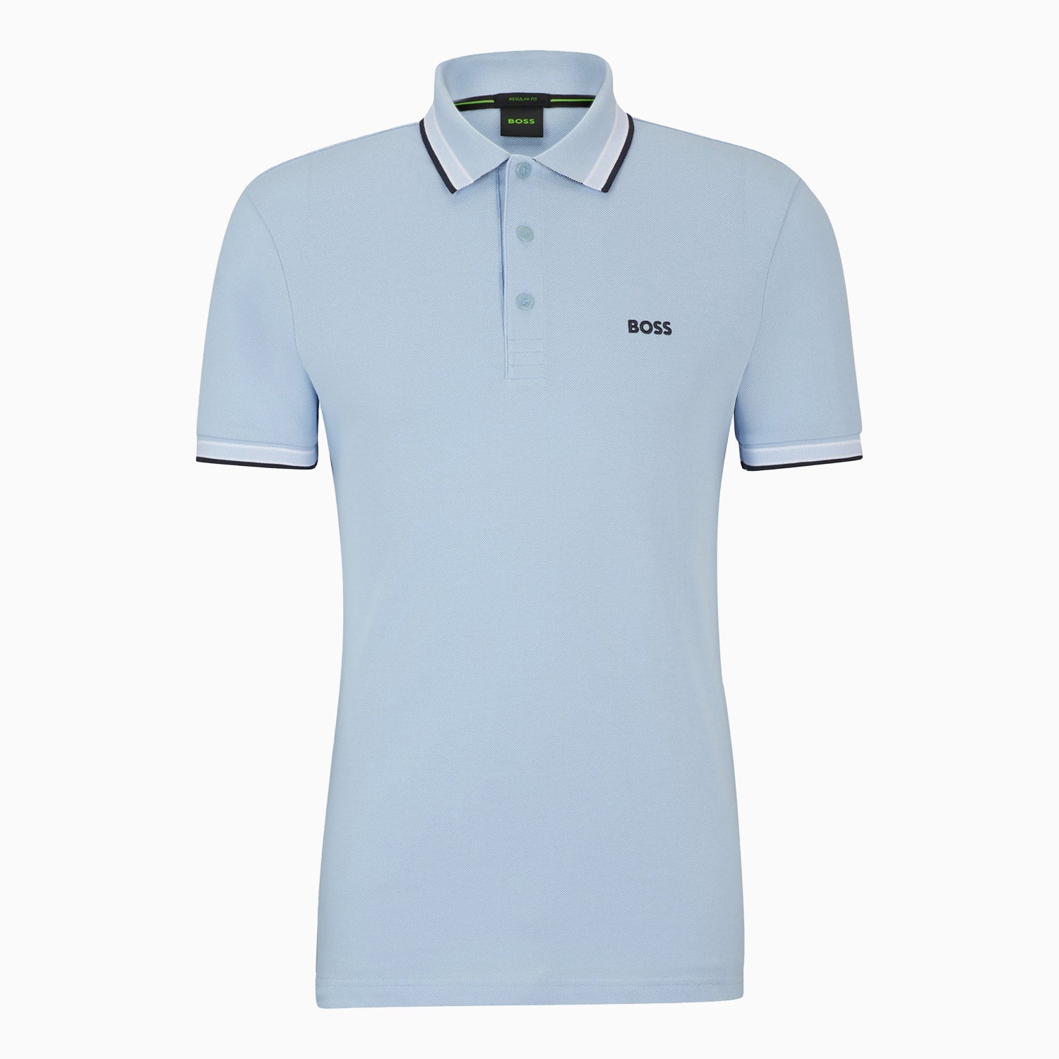 Men's Cotton-Pique Polo Shirt With Contrast Logo - Image 2