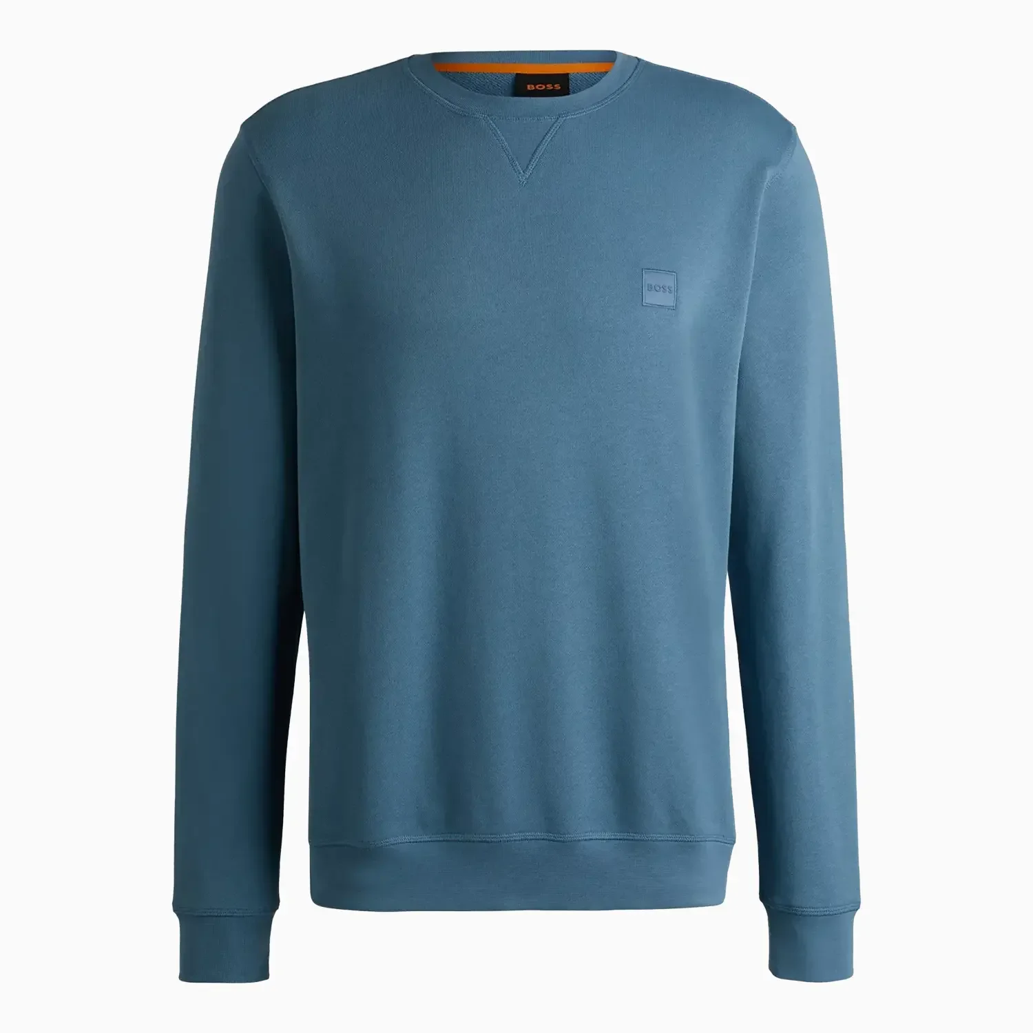 Men's Cotton Terry Relaxed-Fit Sweatshirt With Logo Patch - Image 2