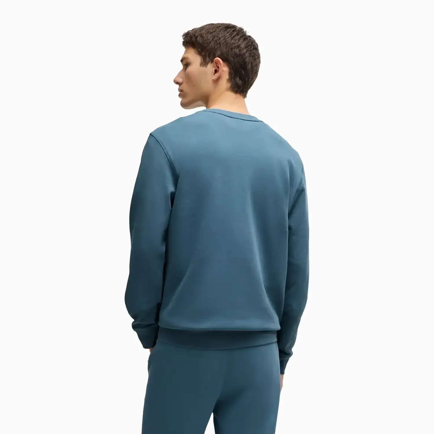 Men's Cotton Terry Relaxed-Fit Sweatshirt With Logo Patch - Image 3