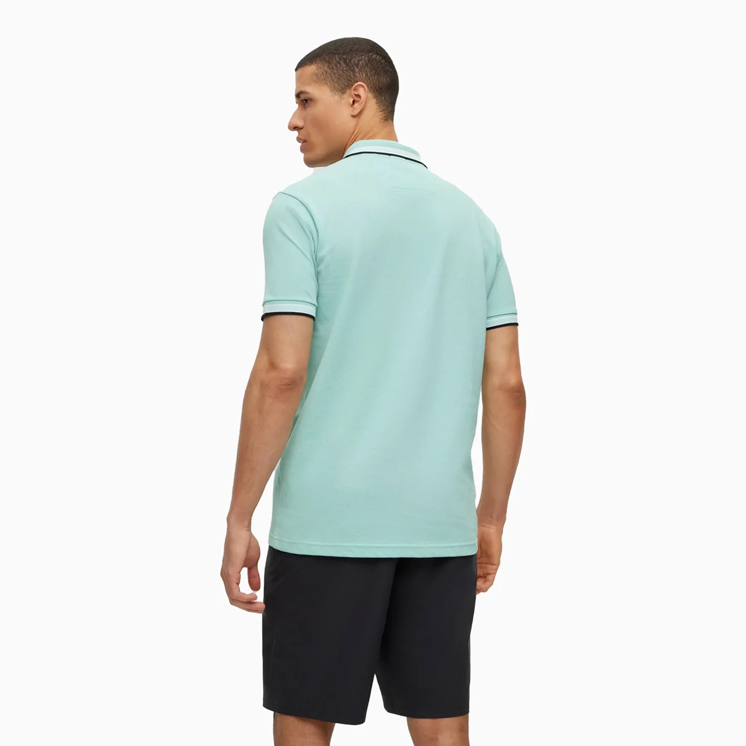 Men's Organic Cotton Polo Shirt With Logo - Image 2