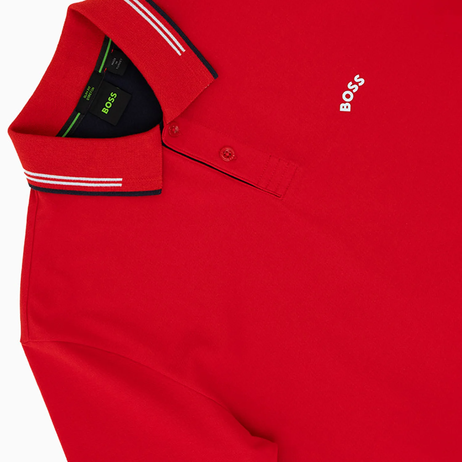 Men's Paul Curved Short Sleeve Polo Shirt - Image 3