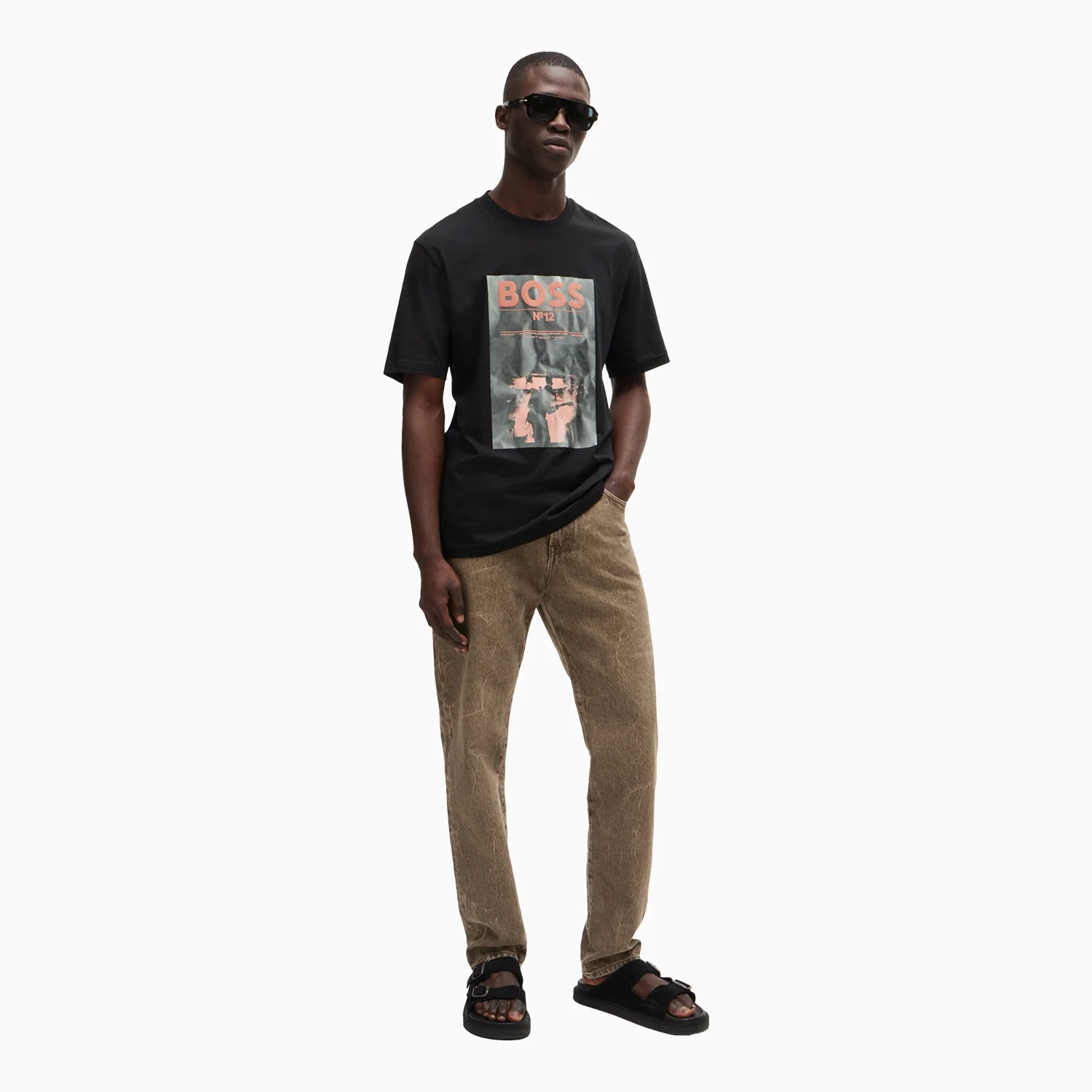 Men's Regular Fit T-Shirt in Cotton With Seasonal Artwork - Image 5