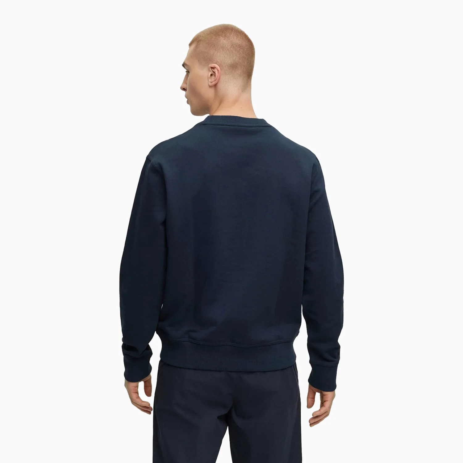 Men's Relaxed-Fit Cotton-Terry Sweatshit With Rubber Print Logo - Image 3