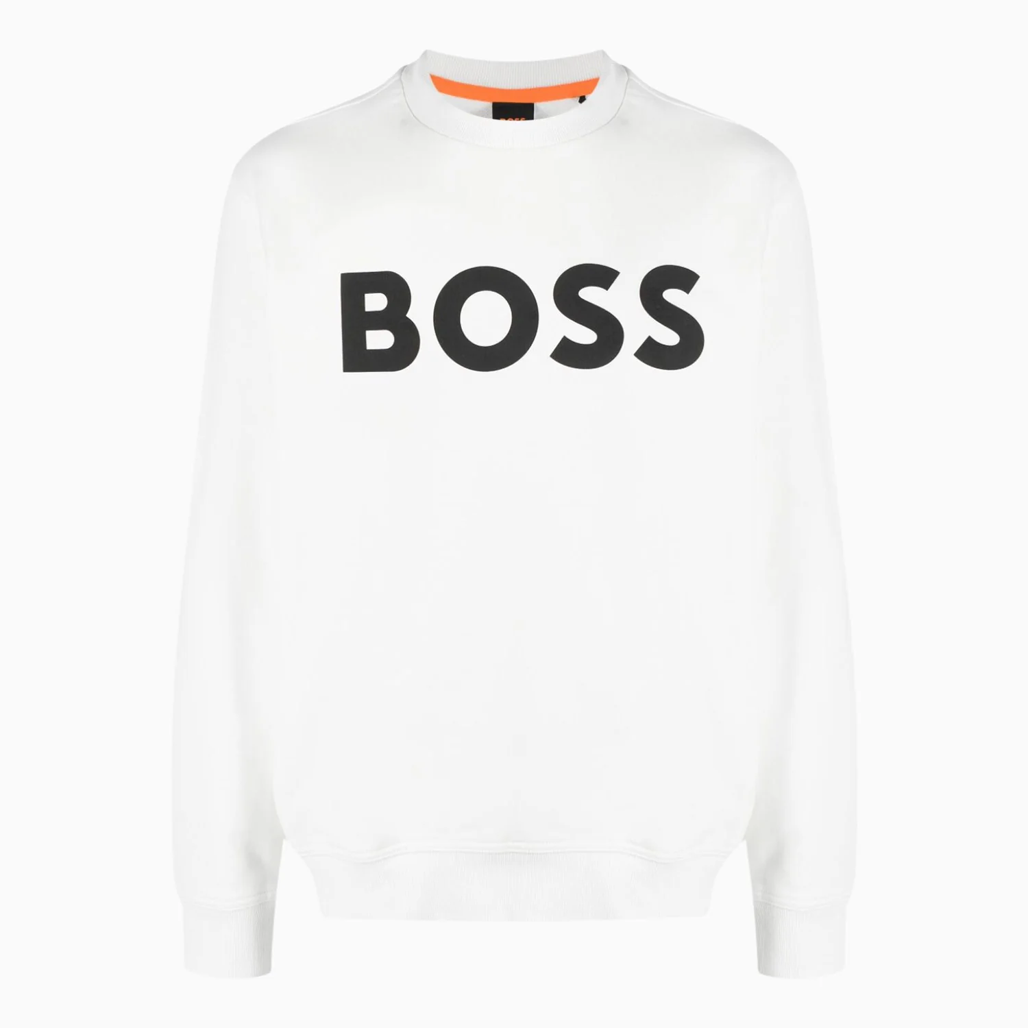 Men's Relaxed Fit Cotton Terry With Rubber Print Logo Sweatshirt - Image 3