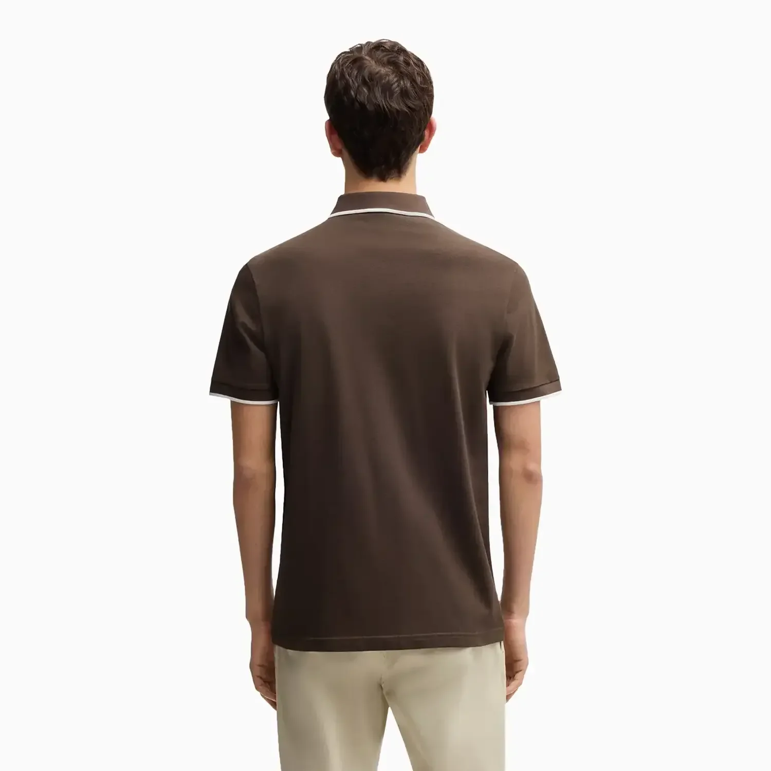 Men's Slim Fit Polo Shirt-In Stretch Cotton - Image 3