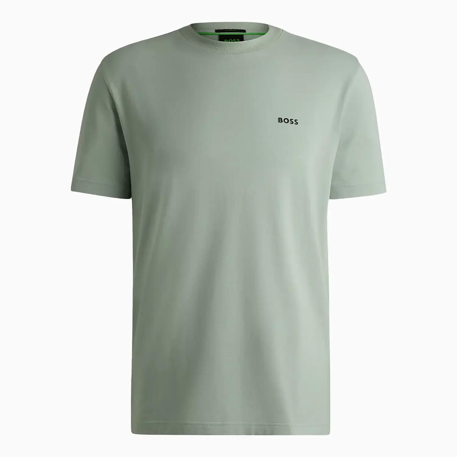 Men's Stretch Cotton Regular Fit T-Shirt With Contrast Logo - Image 2