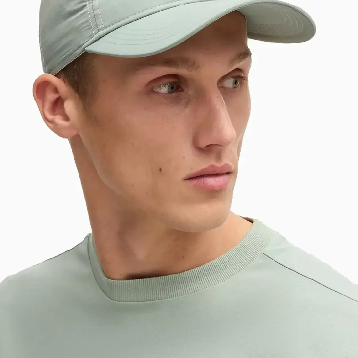 Men's Stretch Cotton Regular Fit T-Shirt With Contrast Logo - Image 5