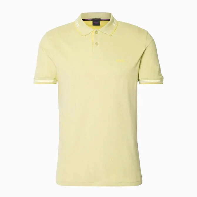 Men's Stretch Cotton Slim Fit Polo Shirt With Branding - Image 2