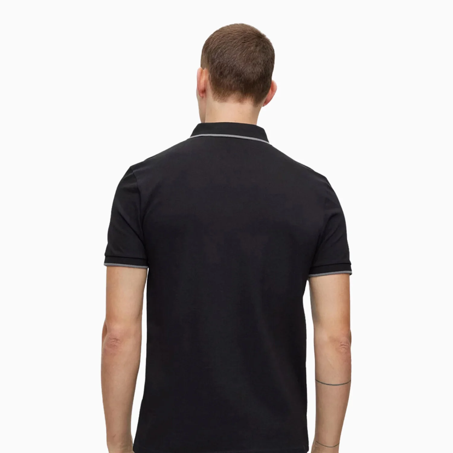 Men's Stretch Cotton Slim With Logo Patch Outfit - Image 4