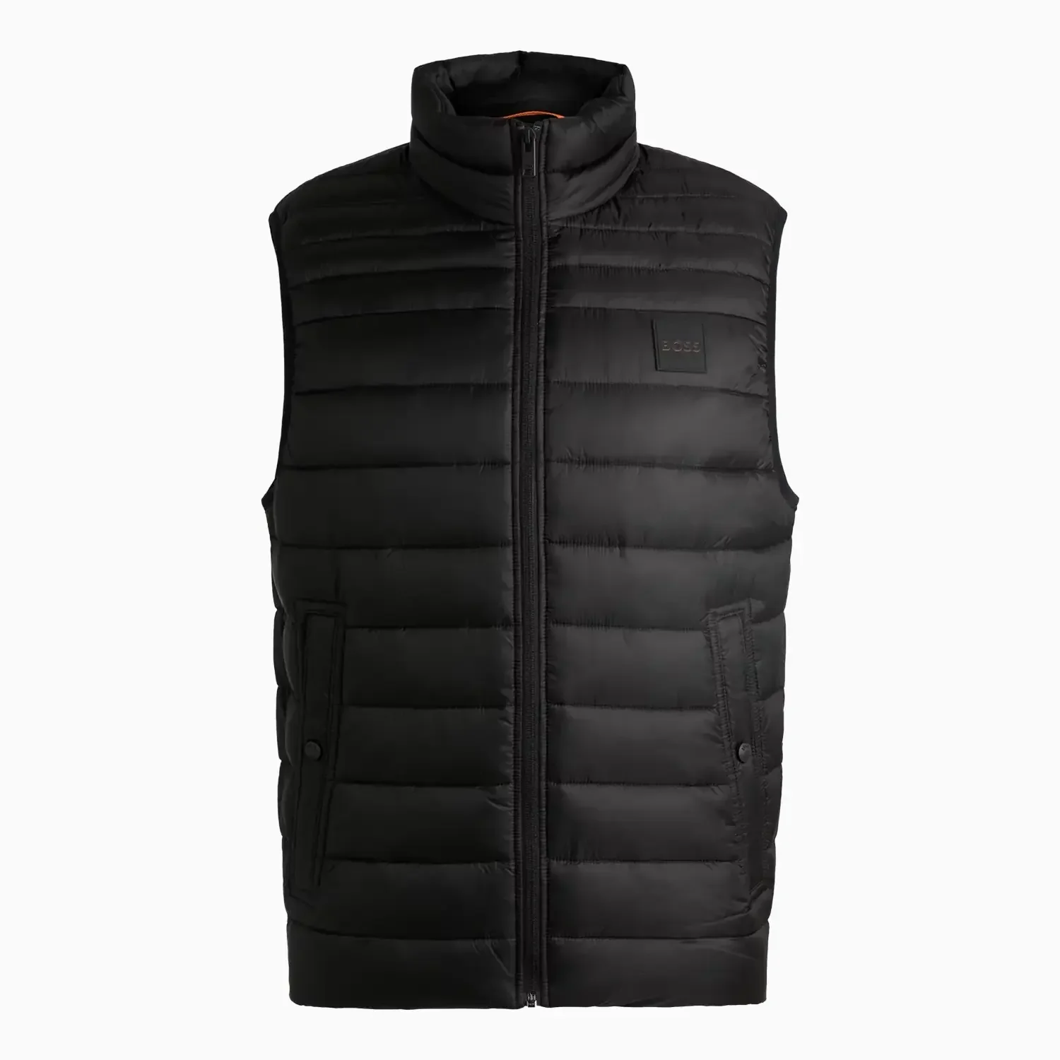 Men's Water Repellent Slim Fit Gilet Vest With Logo Patch - Image 2