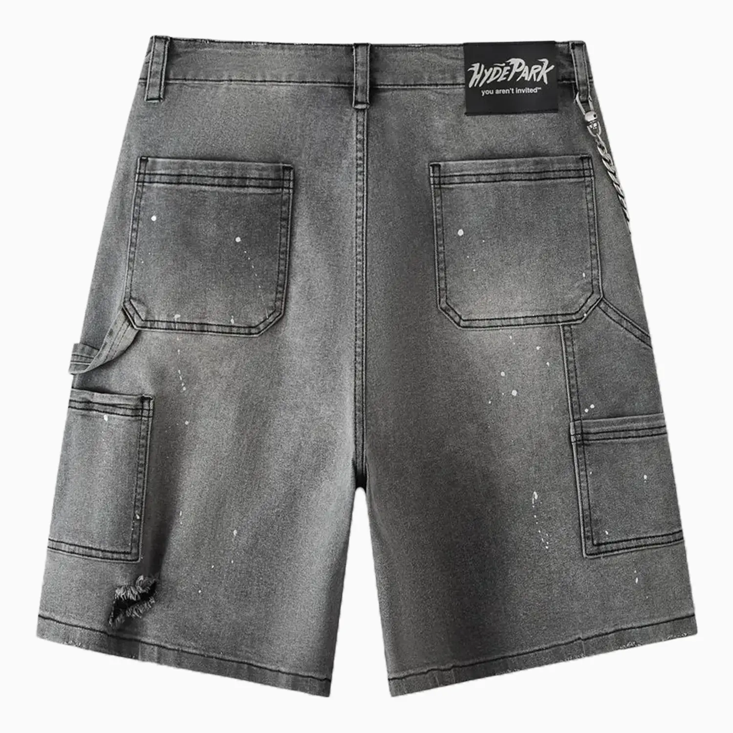 Men's Double Knee Denim Work Shorts - Image 2
