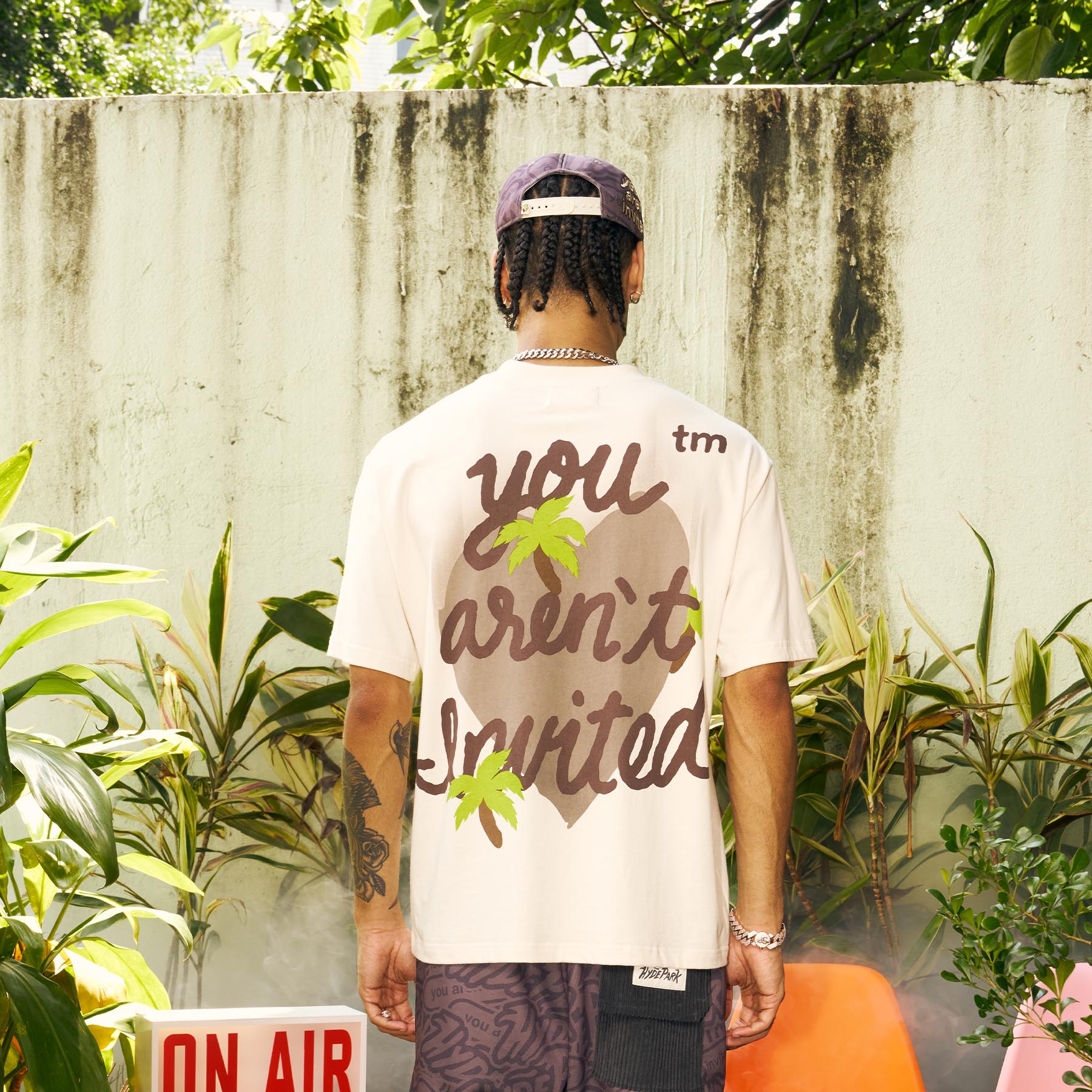 Men's Stained Heart T-Shirt - Image 2