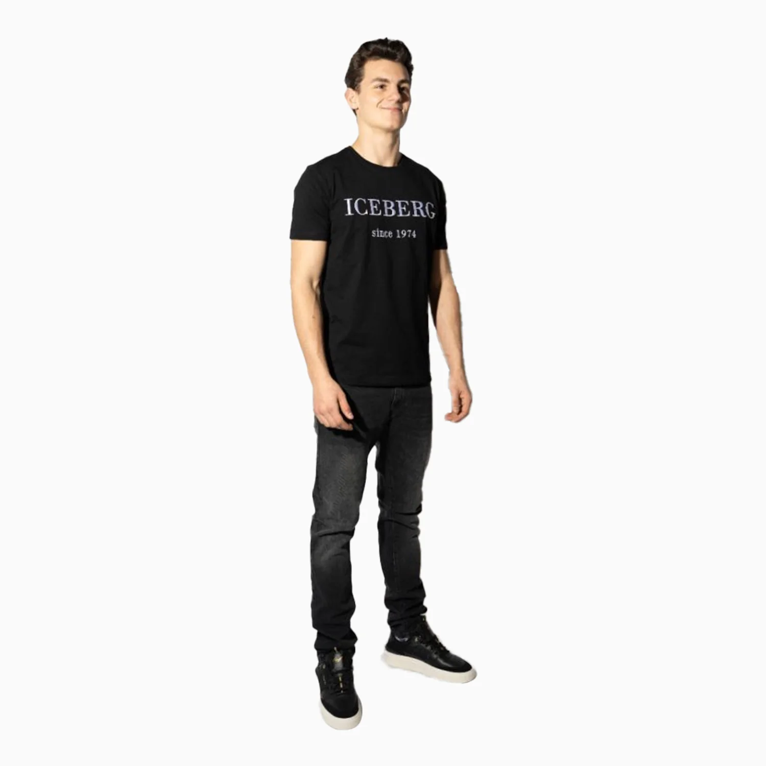 Men's Iceberg Logo Short Sleeve T-Shirt - Image 4