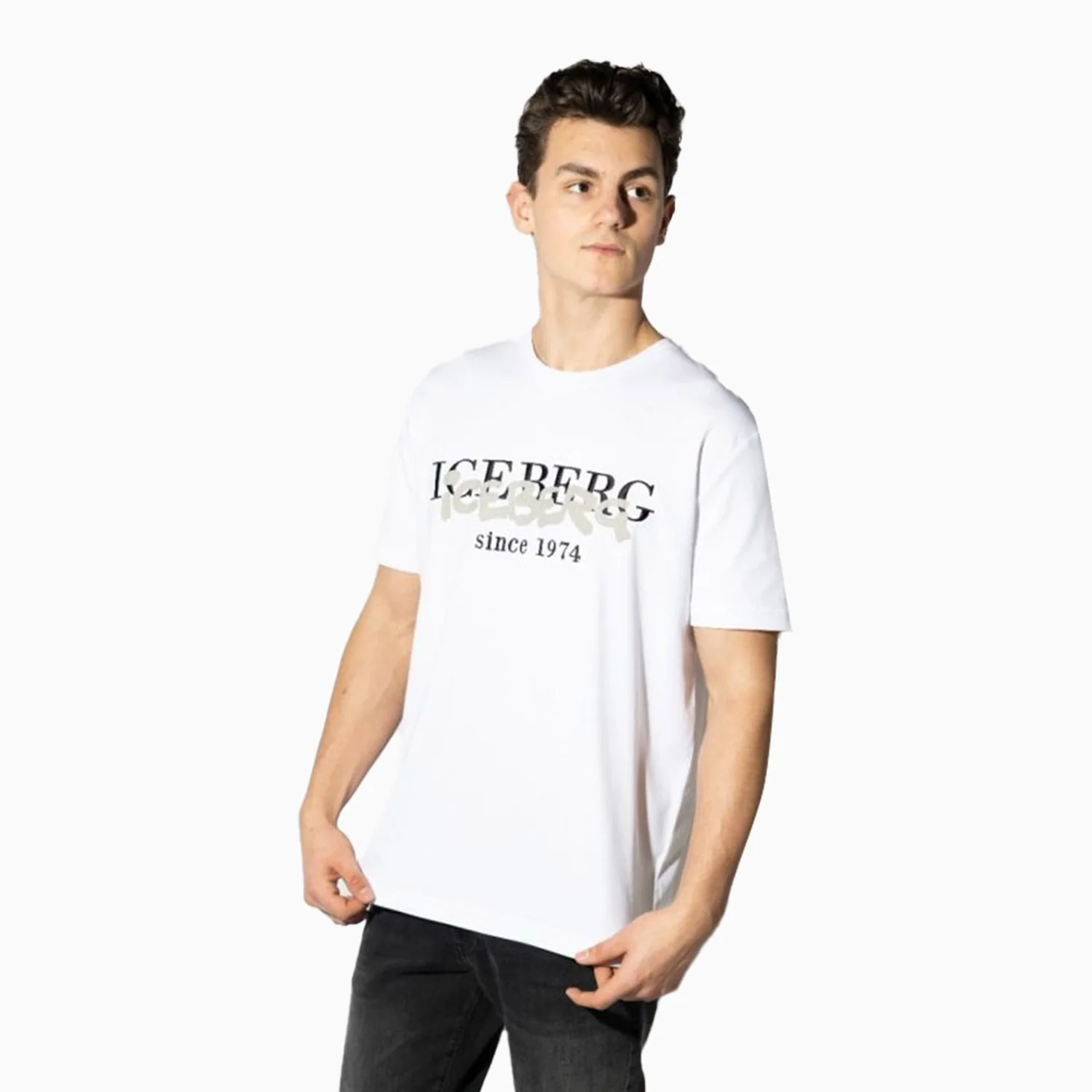 Men's Iceberg Logo Short Sleeve T-Shirt - Image 2