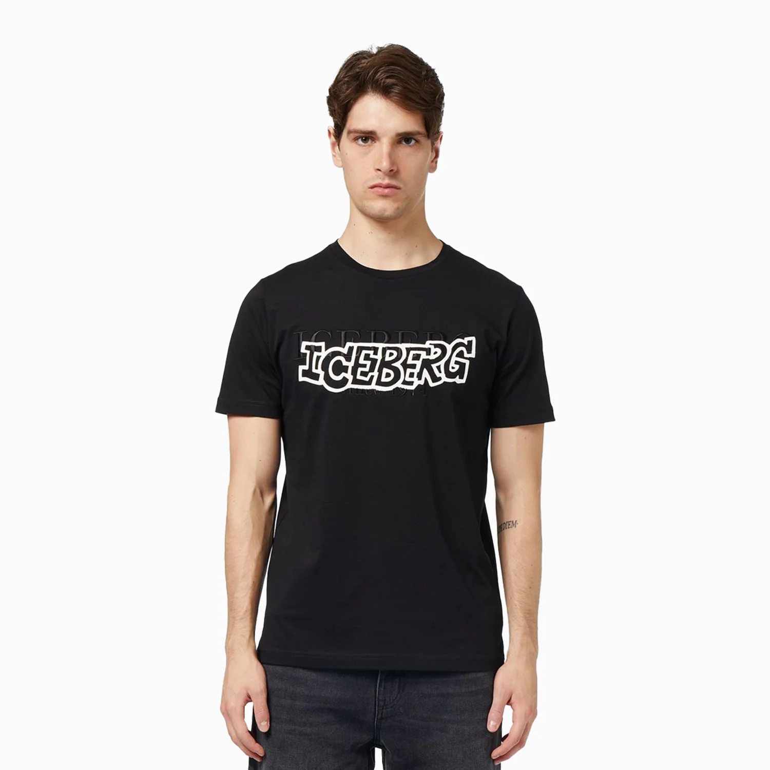 Men's Logo Crew Neck T Shirt