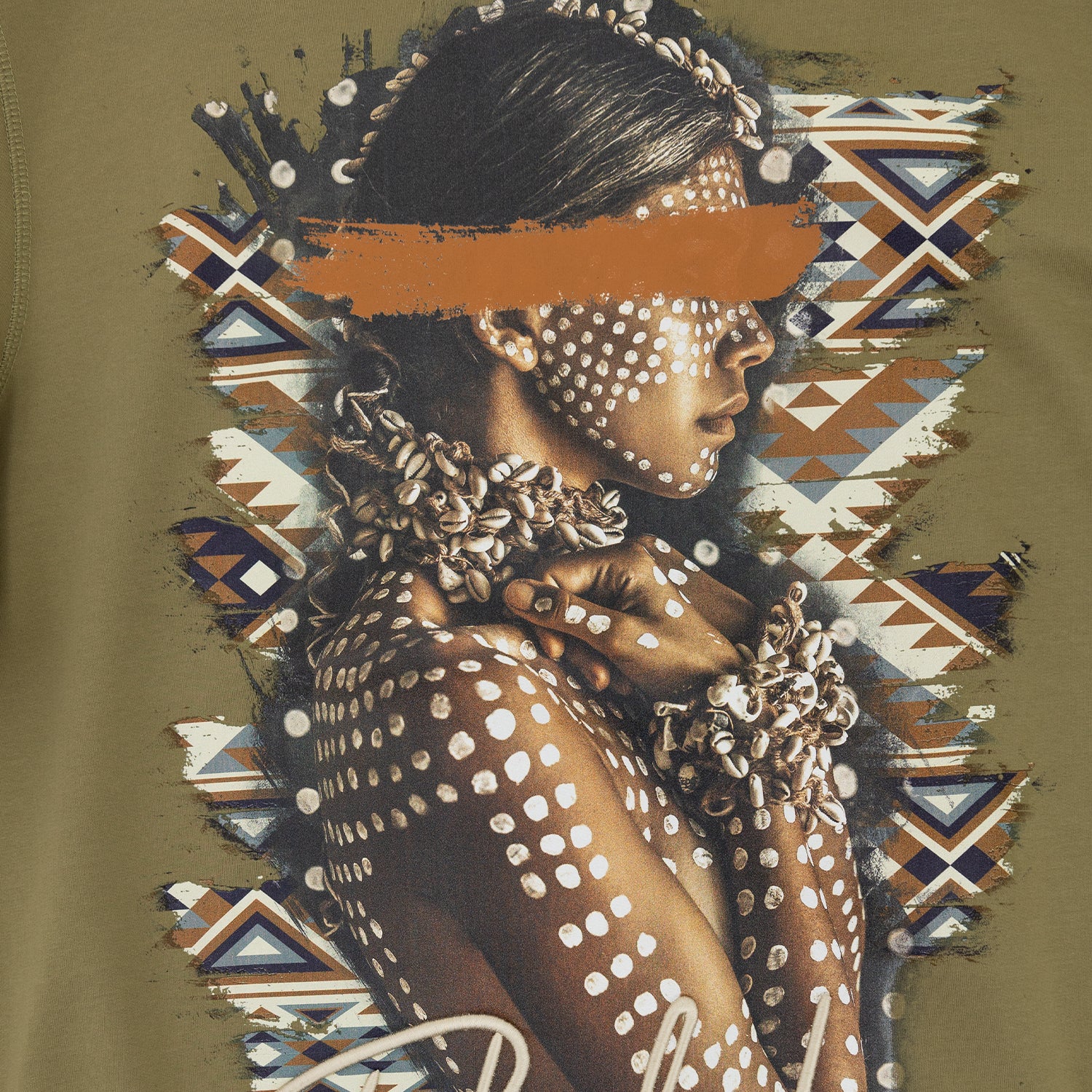 Men's Tribal Blind Love Crew Neck Sweatshirt - Image 5