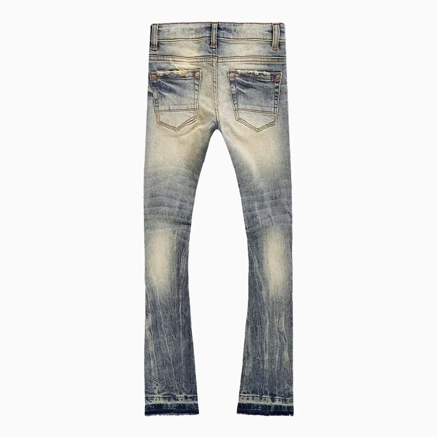 Kid's Attitude Stacked Denim Pant - Image 2