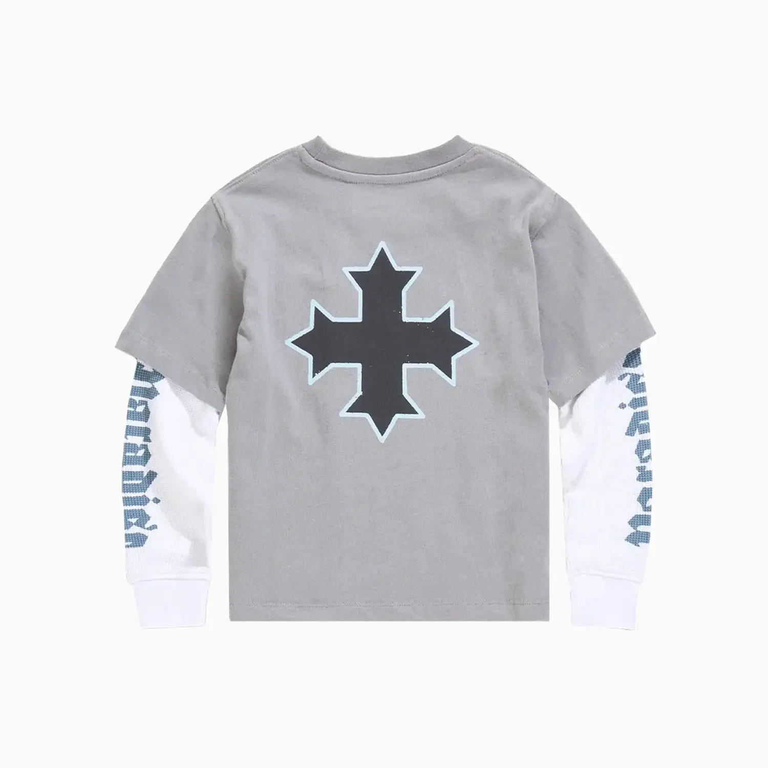 Kid's Night Rider Waffle Thermal T-Shirt - Image 2