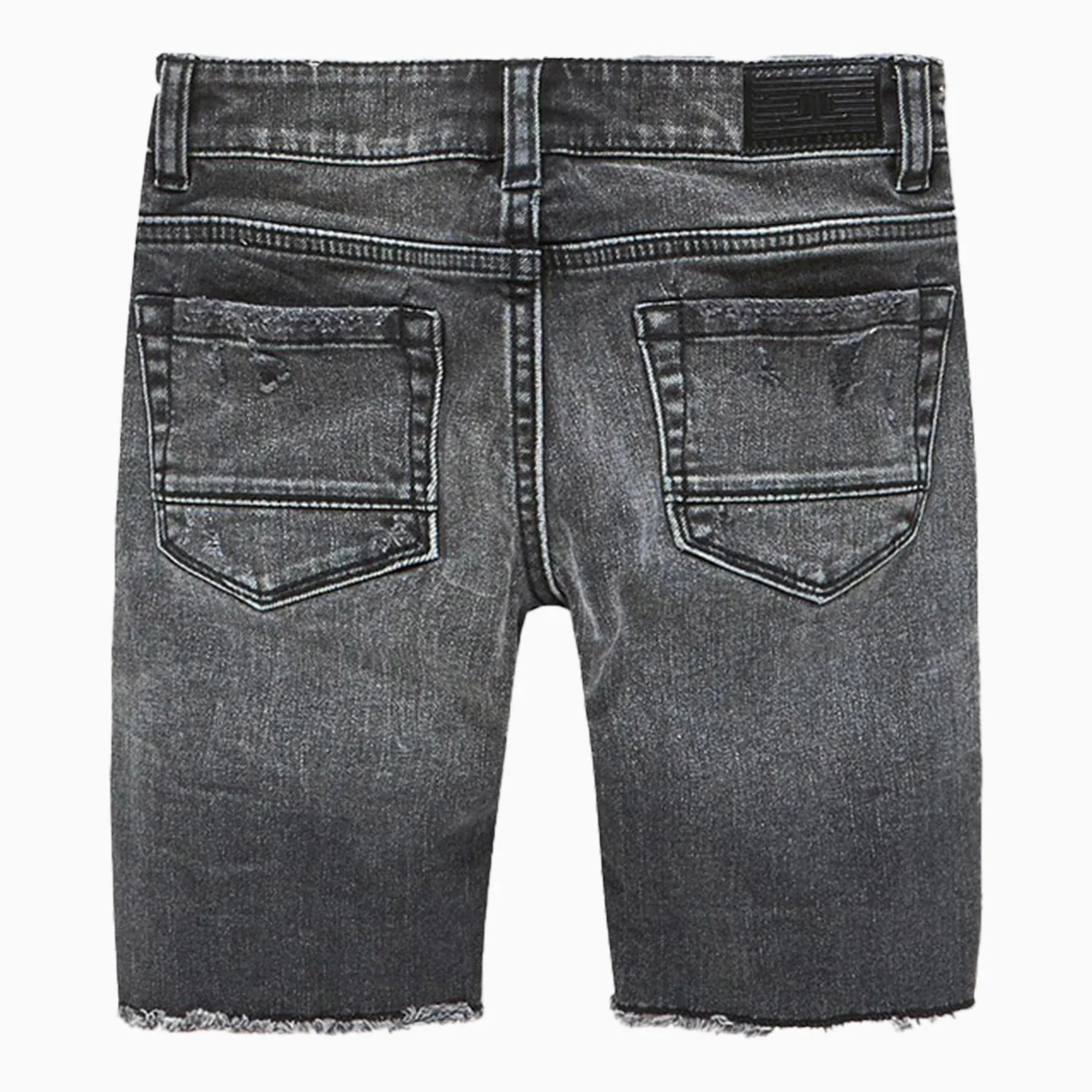 Kid's Shredded Denim Shorts - Image 2