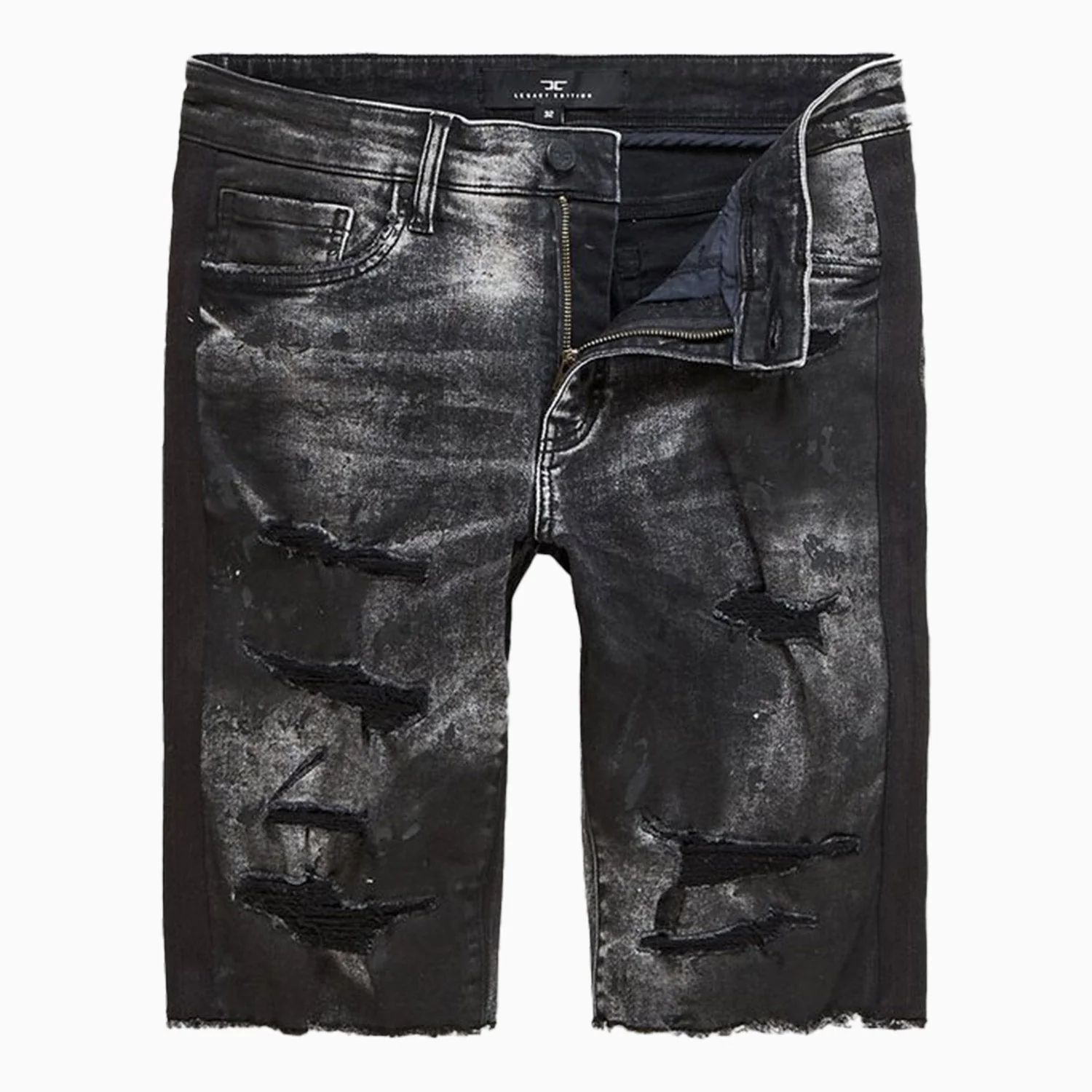 Kid's Sparta Striped Denim Shorts