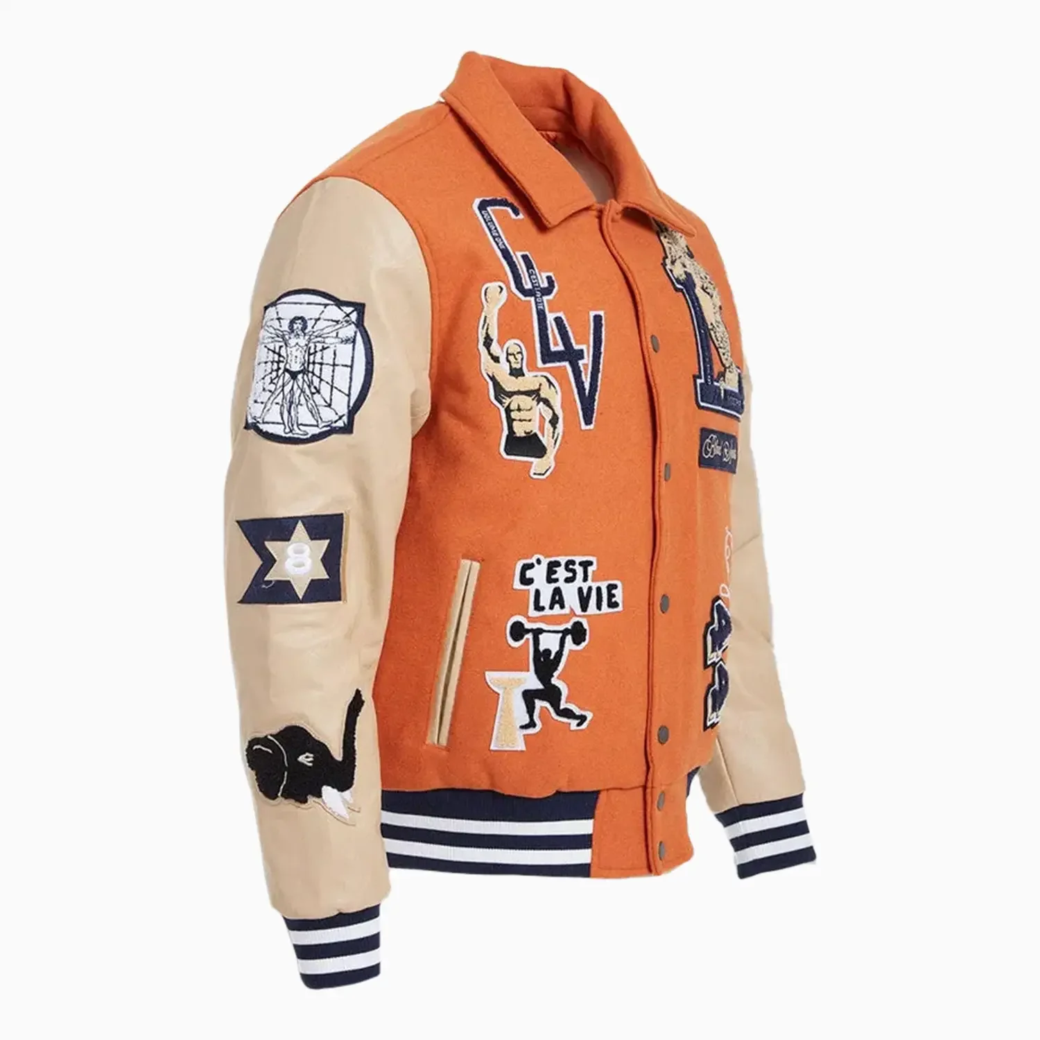 Men's Carpe Diem Varsity Jacket - Image 6