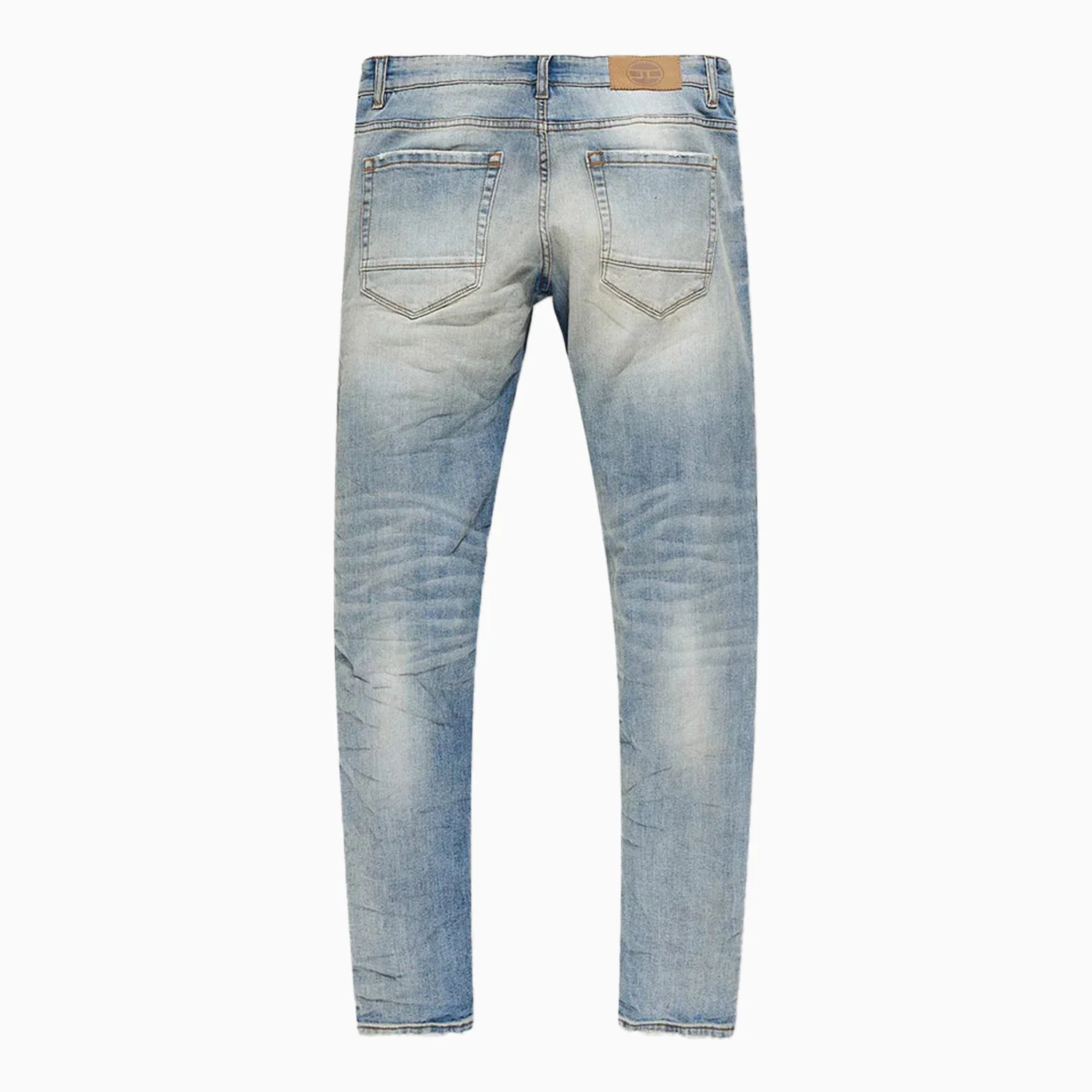 Men's Crushed Rolled Ross Denim Pants - Image 3