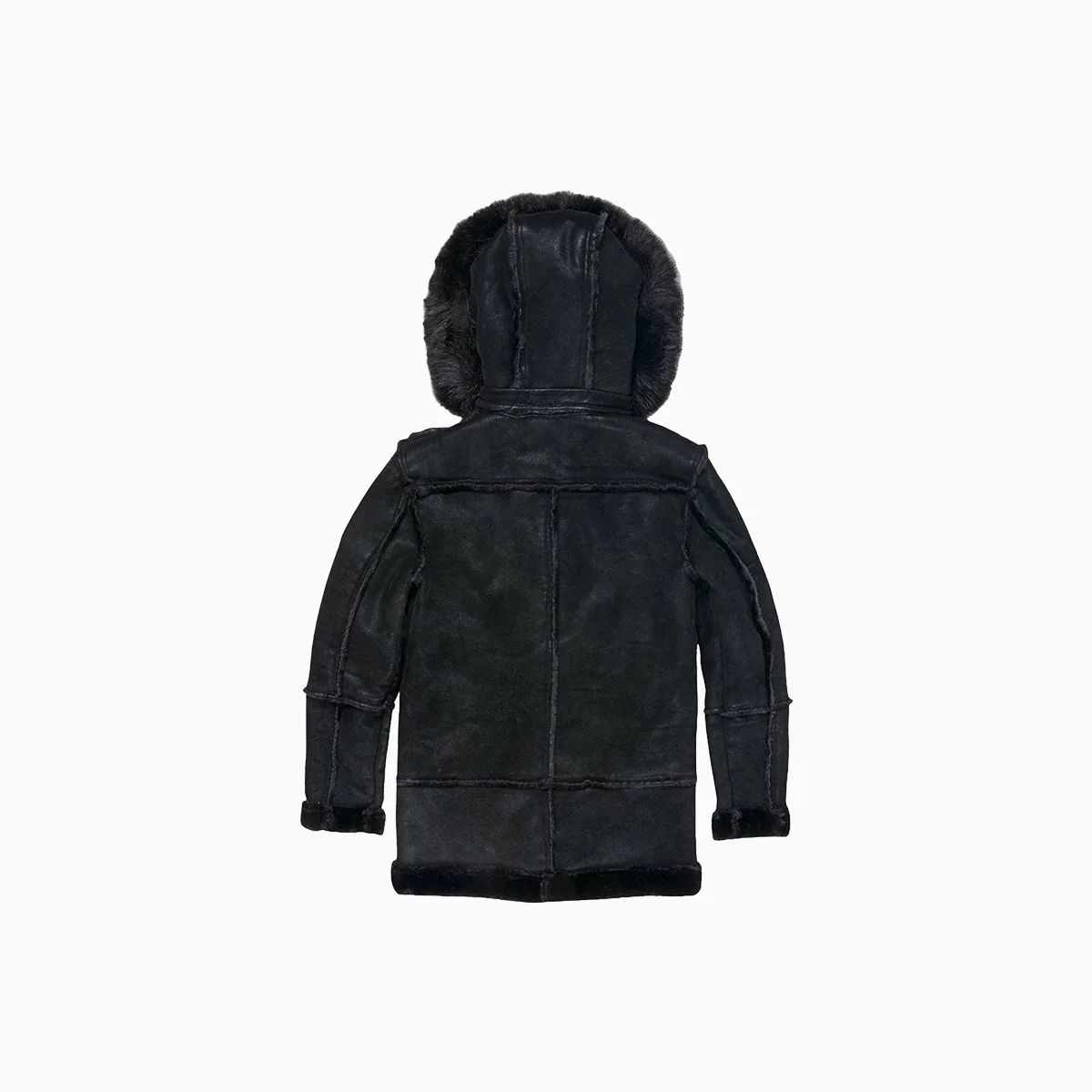 Men's Denali Hooded Shearling Coat - Image 8