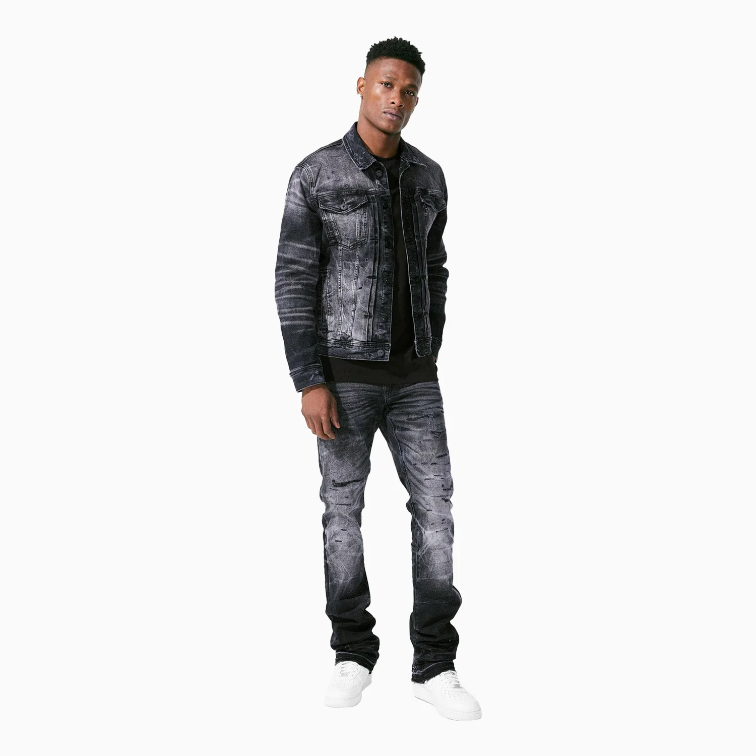 Men's Desperado Denim Trucker Jacket - Image 2