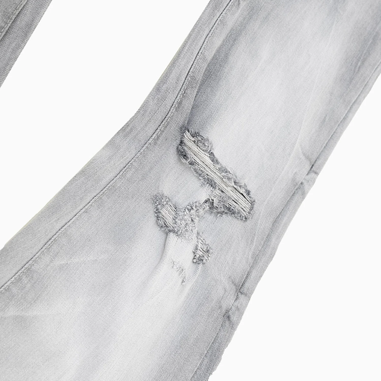 Men's Jeans With Shreds Denim Pant - Image 3